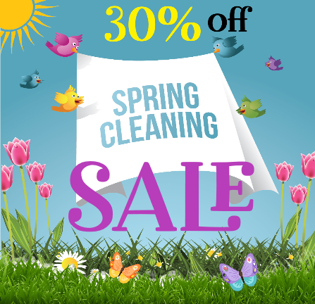 Spring Cleaning Sale - COMING SOON