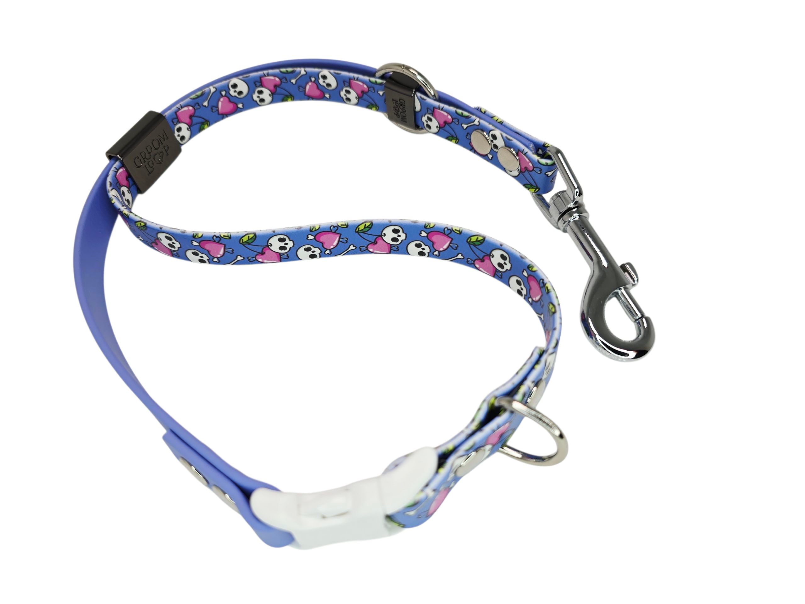 Cherry Skulls BioThane® Grooming Loop