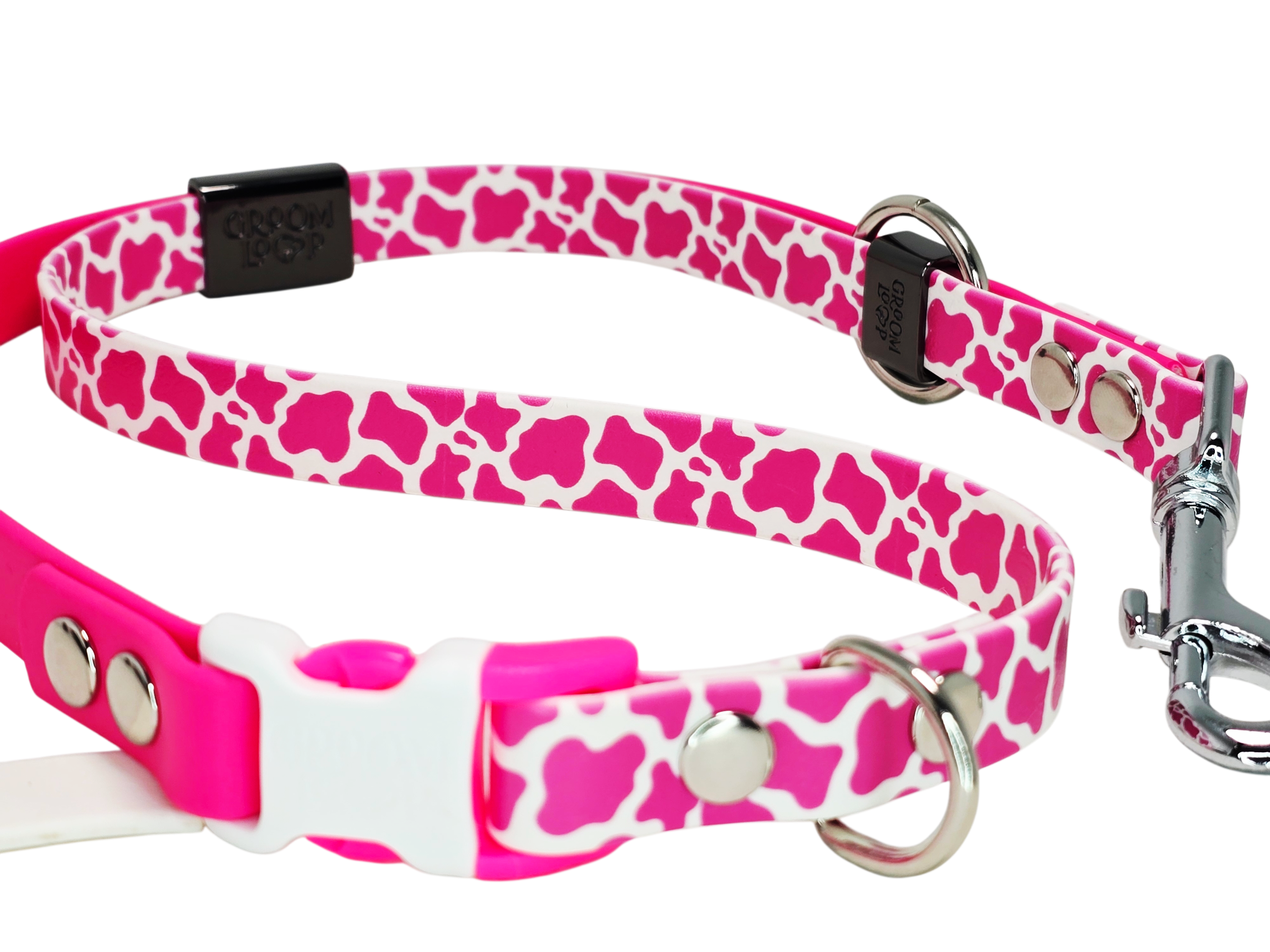 Pink Cow BioThane® Grooming Loop