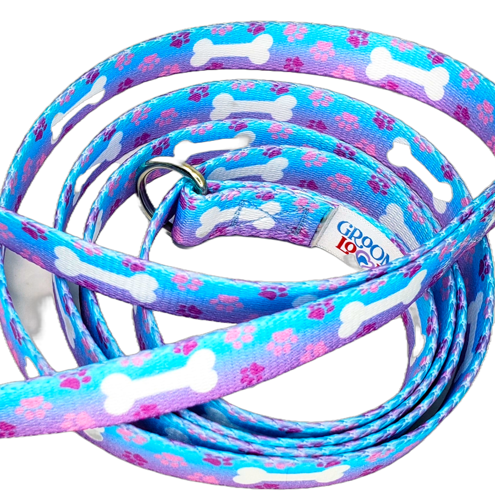 5ft Slip-Lead Leash, Blue Violet- Oh My Dog