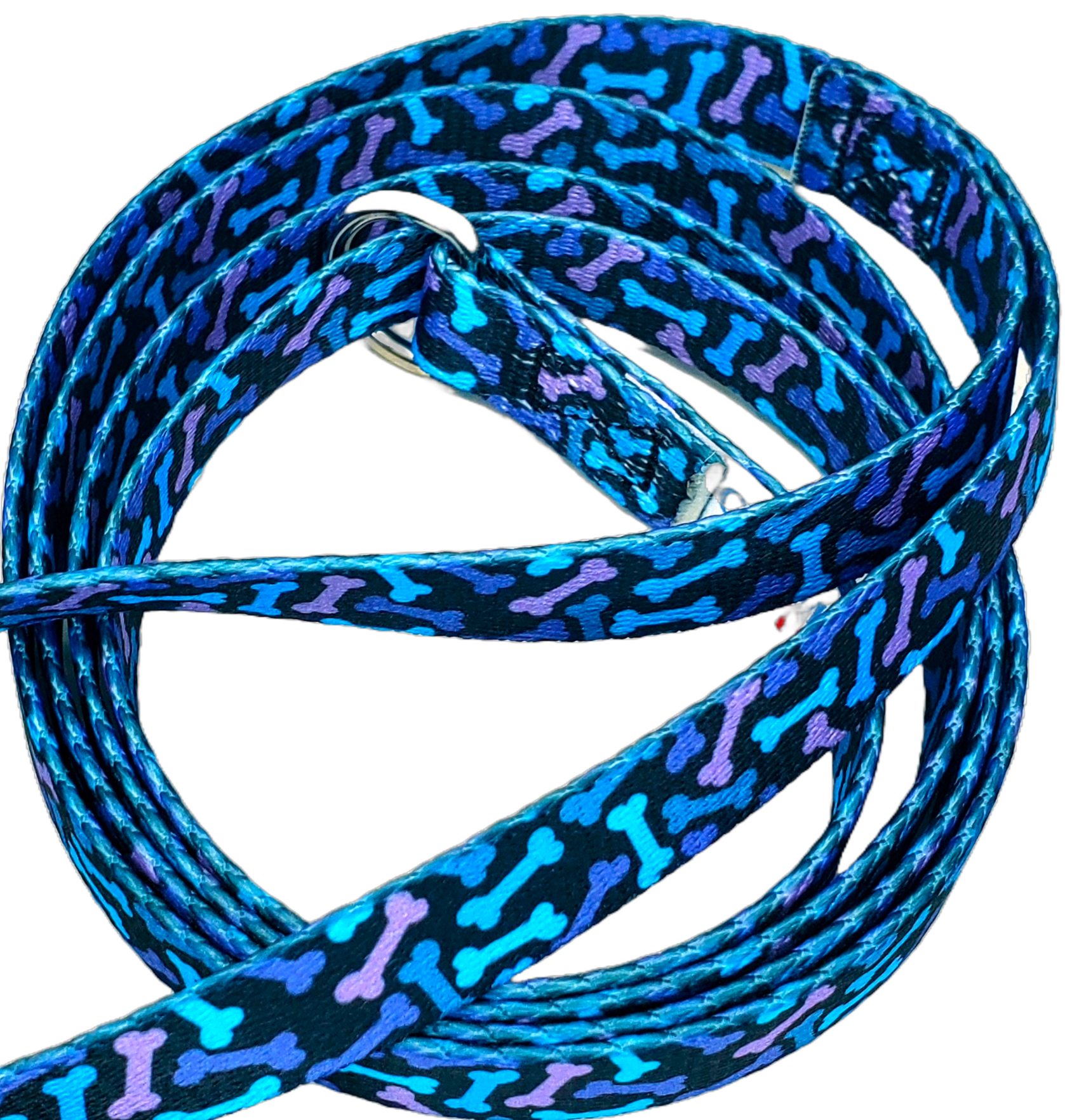 Slip-Lead Leash, Colorful Bones 5ft
