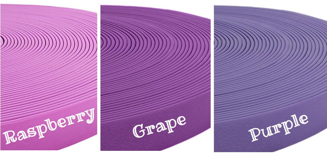 5/8" BioThane® Loop w/Buckle, new double slider 20" (20+ Colors)