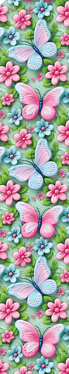 Springtime Butterflys BioThane® Grooming Loop