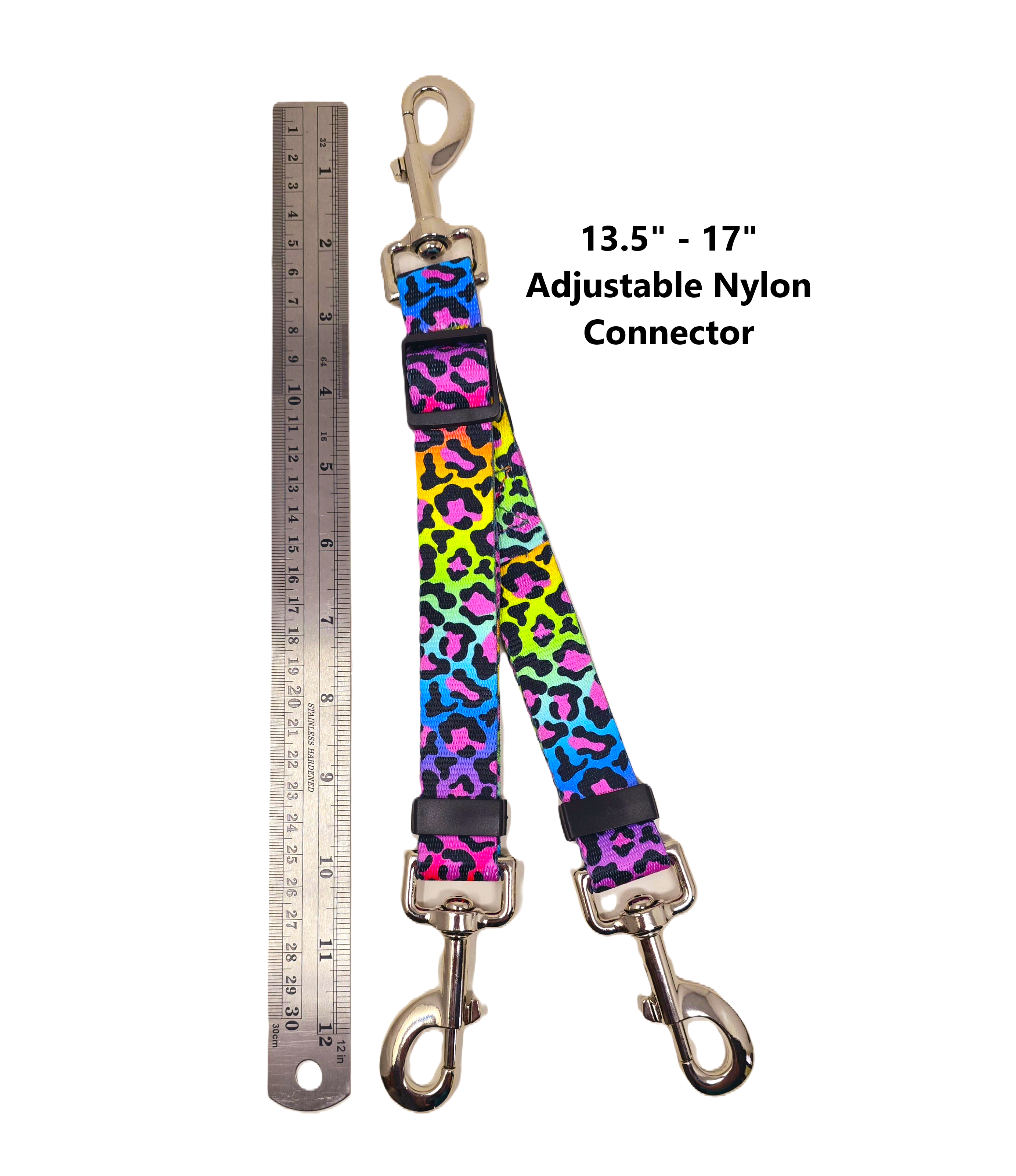 Connector (Neon Leopard) Nylon or BioThane®