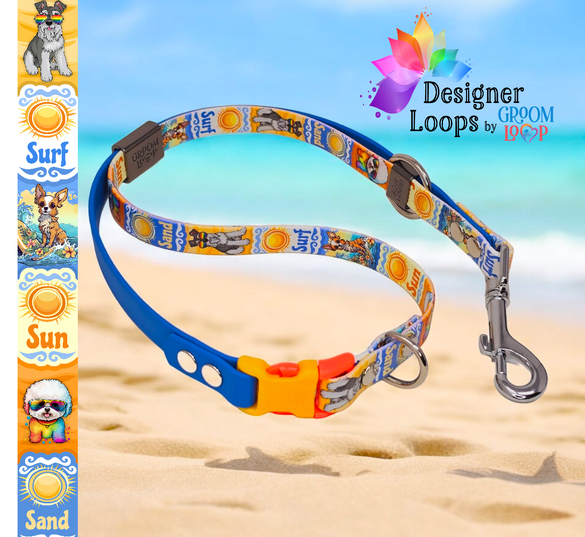 Summer Dogs BioThane® Grooming Loop