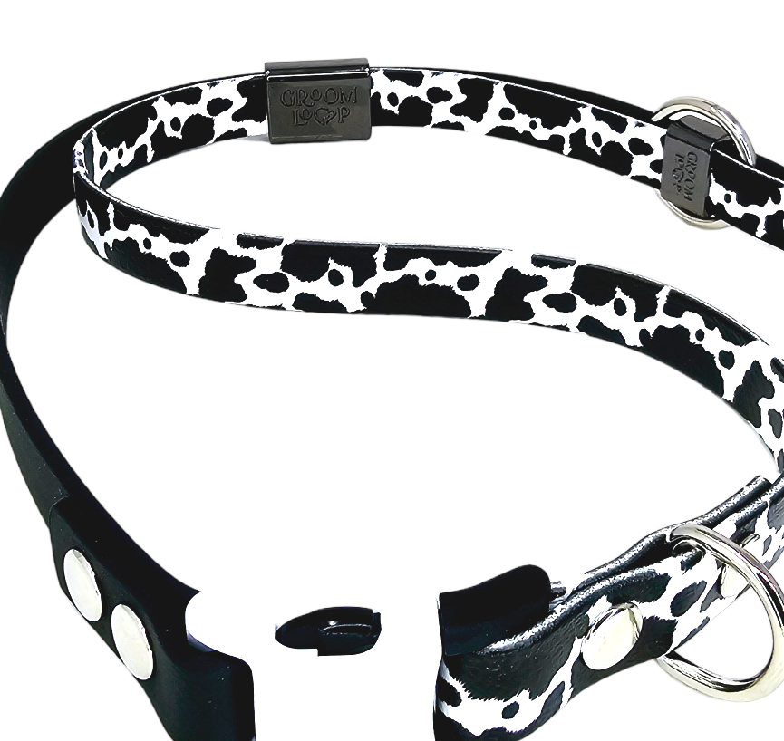 Cow  BioThane® Grooming Loop