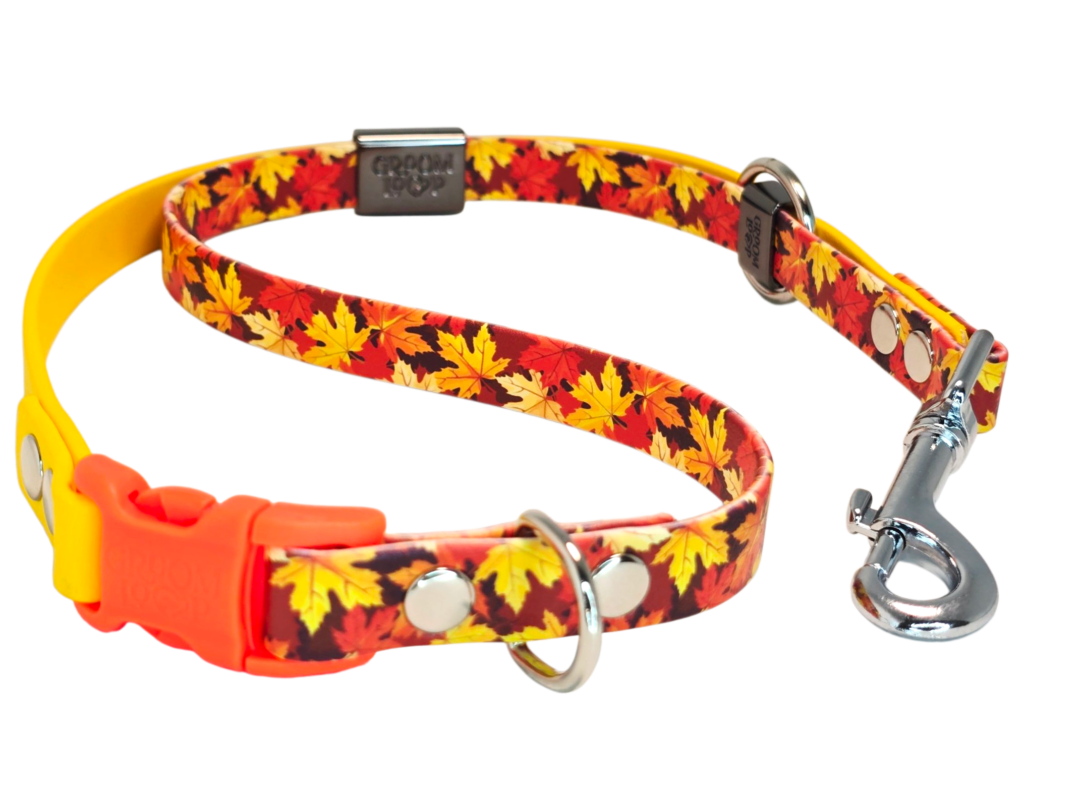 Fall Leaves BioThane® Grooming Loop