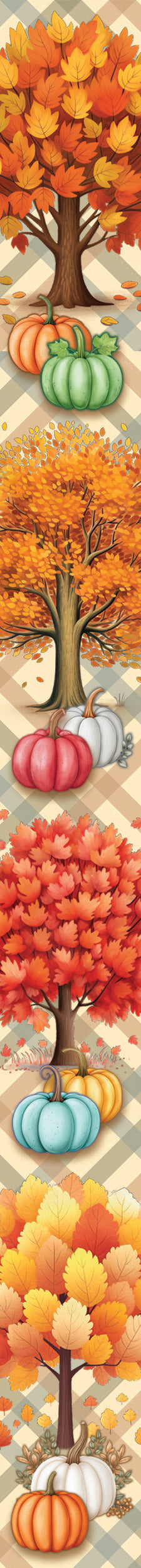 Fall Trees BioThane® Grooming Loop