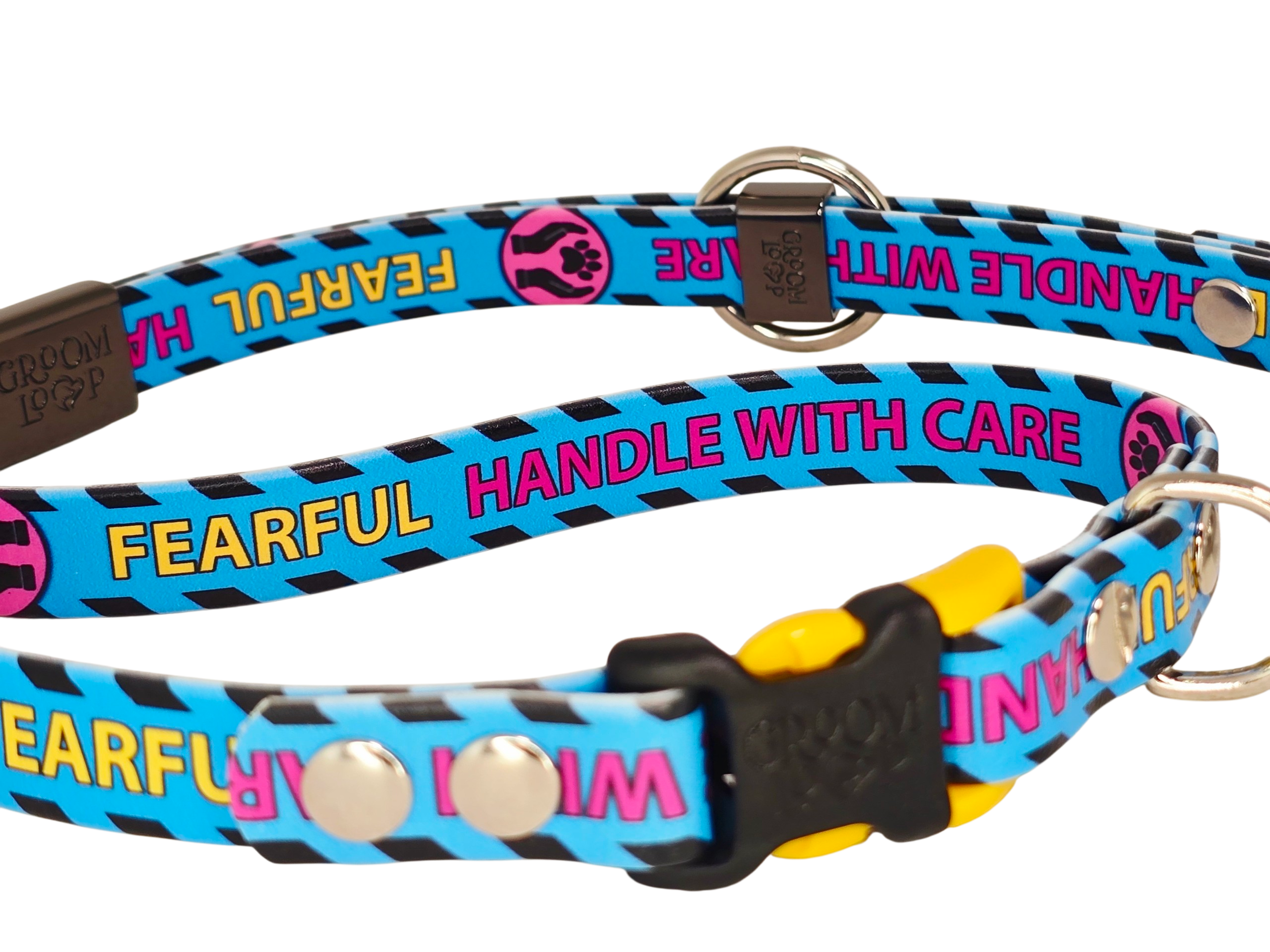 Fearful Handle with Care BioThane® Grooming Loop