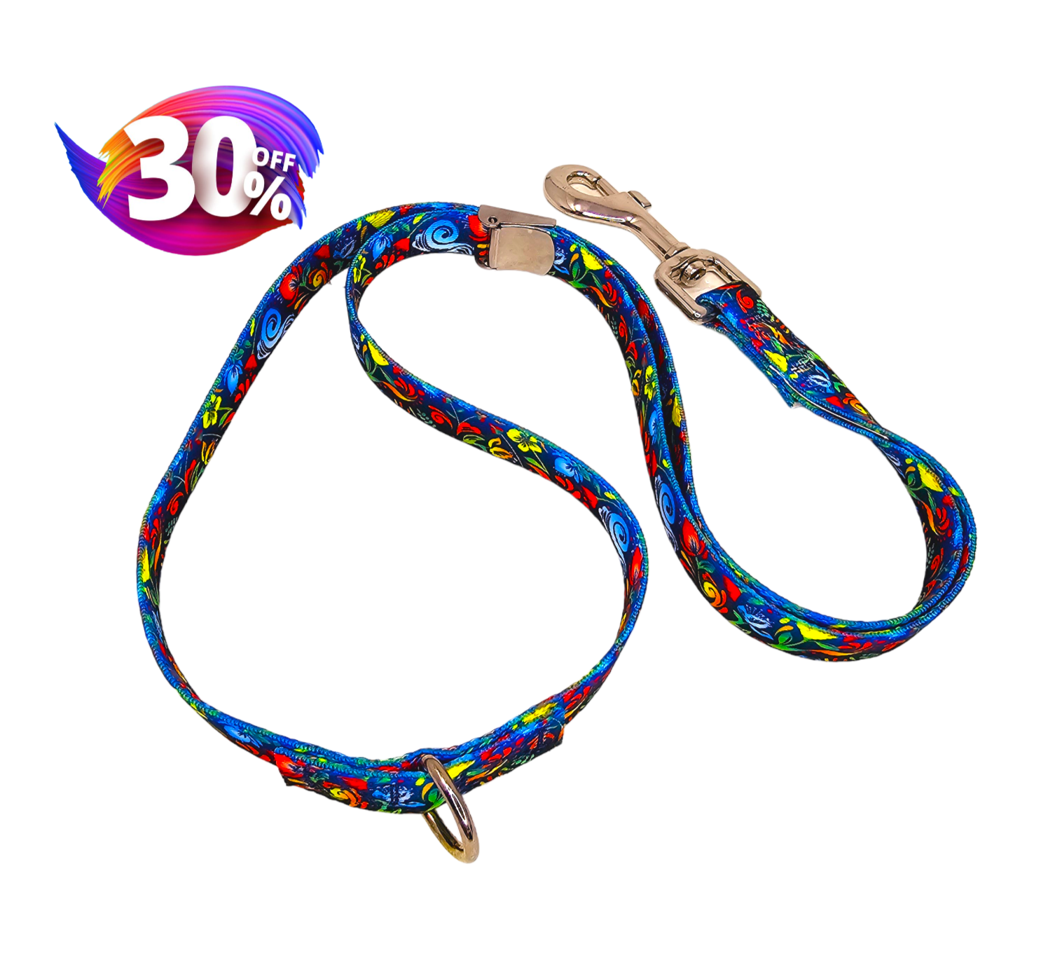 Flower Potpourri Grooming Loops (No Buckle)