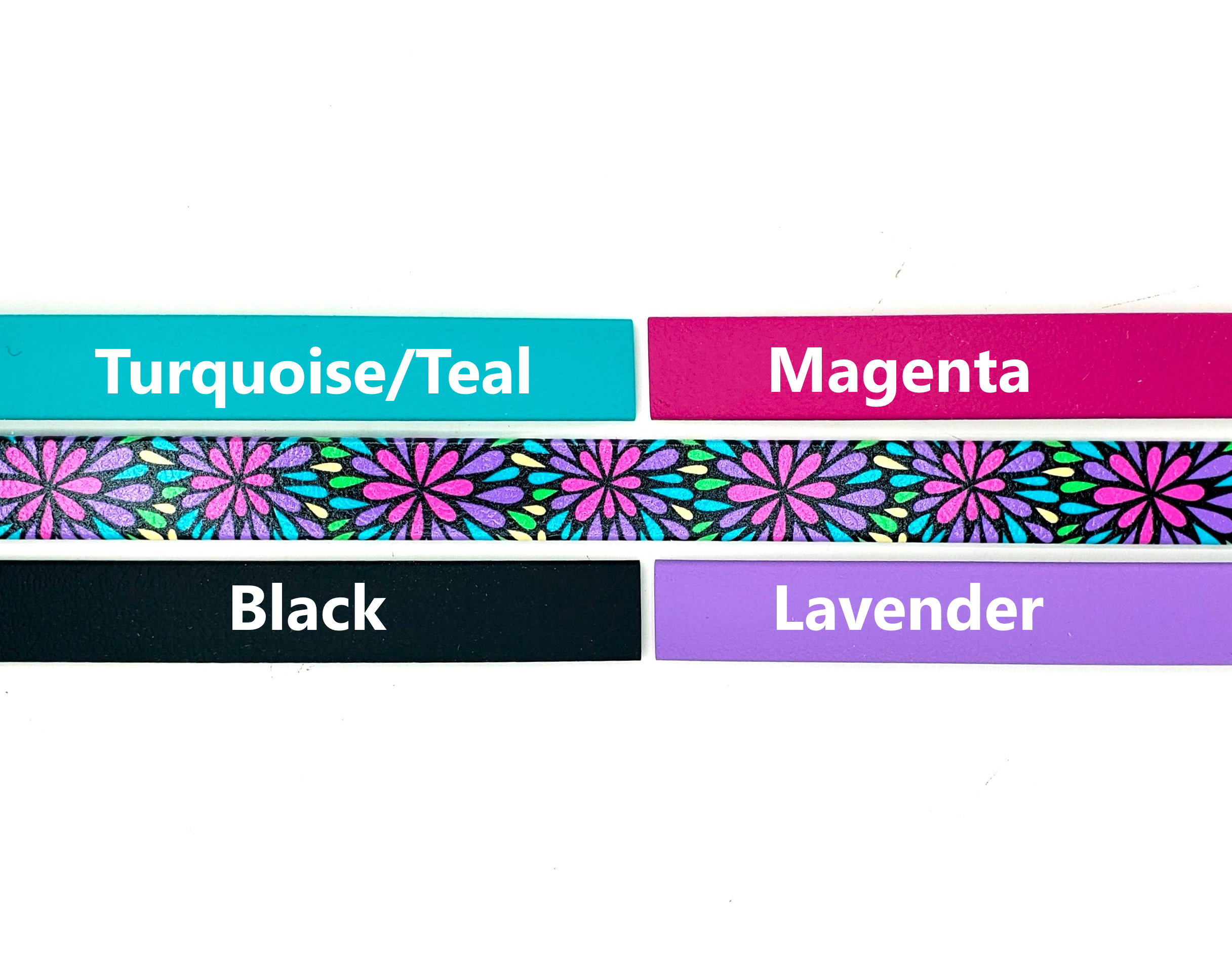 Flower Splash  BioThane® Grooming Loop