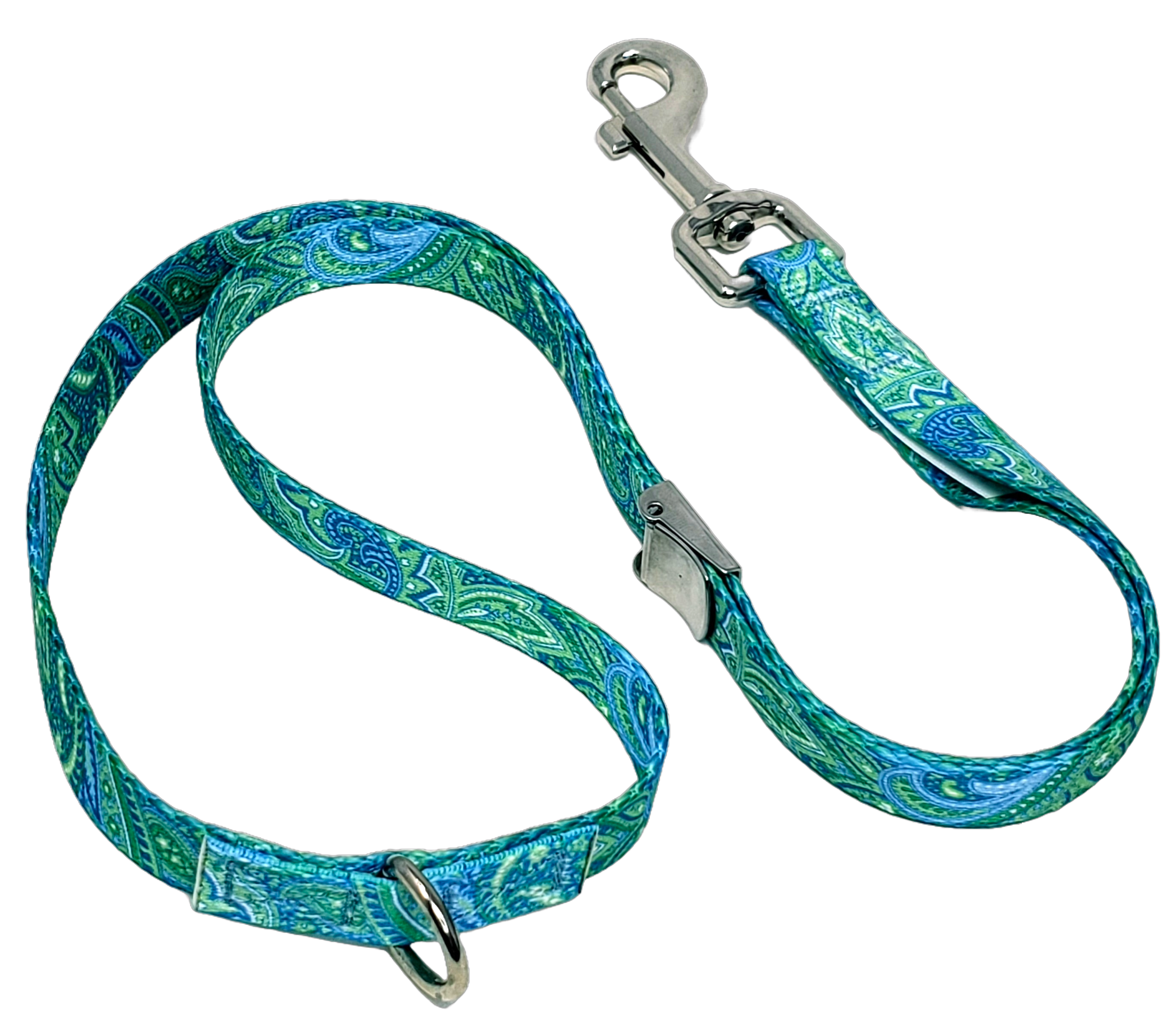 Green Paisley Grooming Loop