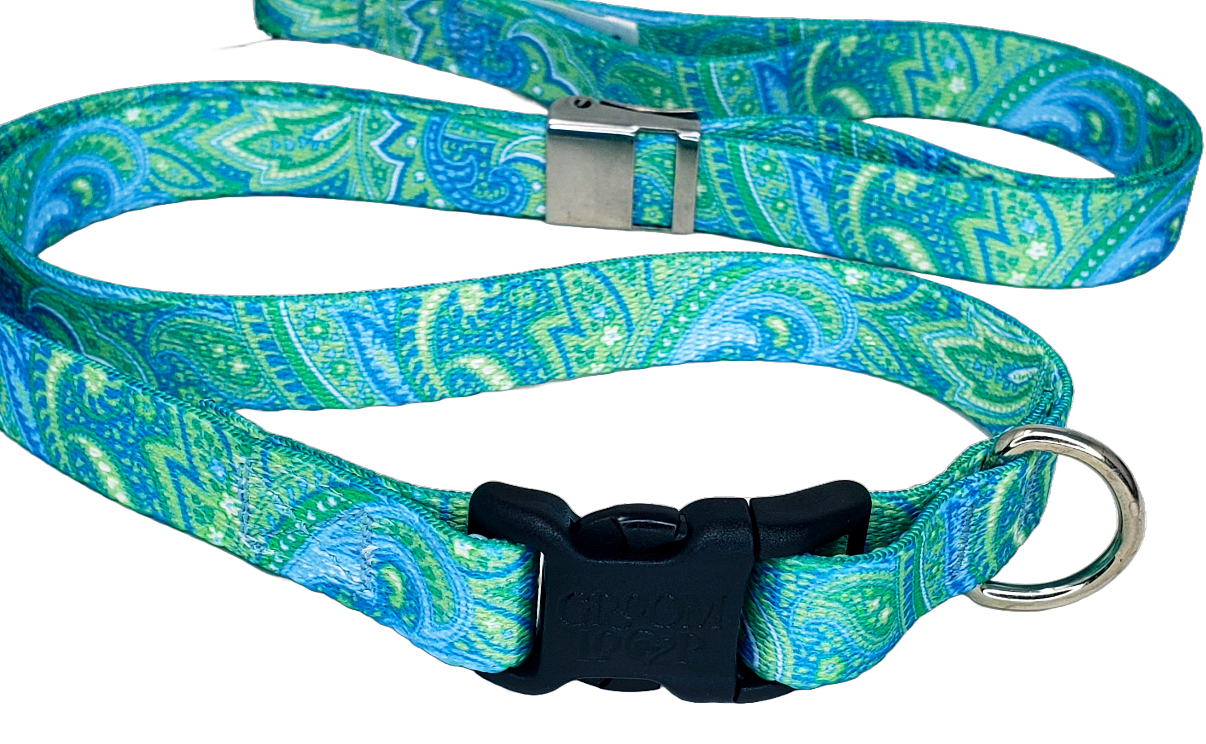 Green Paisley Grooming Loop