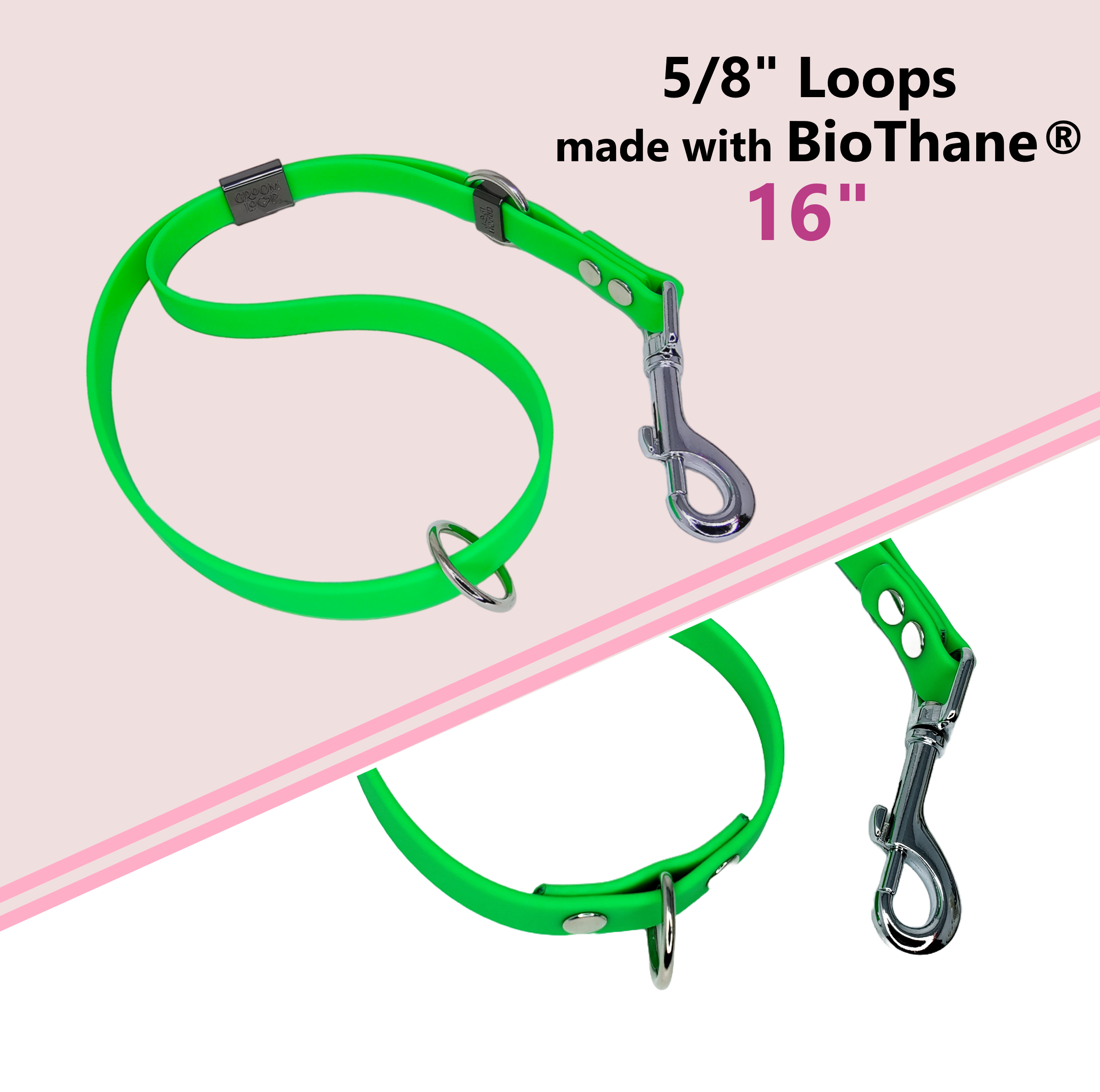 Biothane Loop Waterproof Dog Grooming Loops