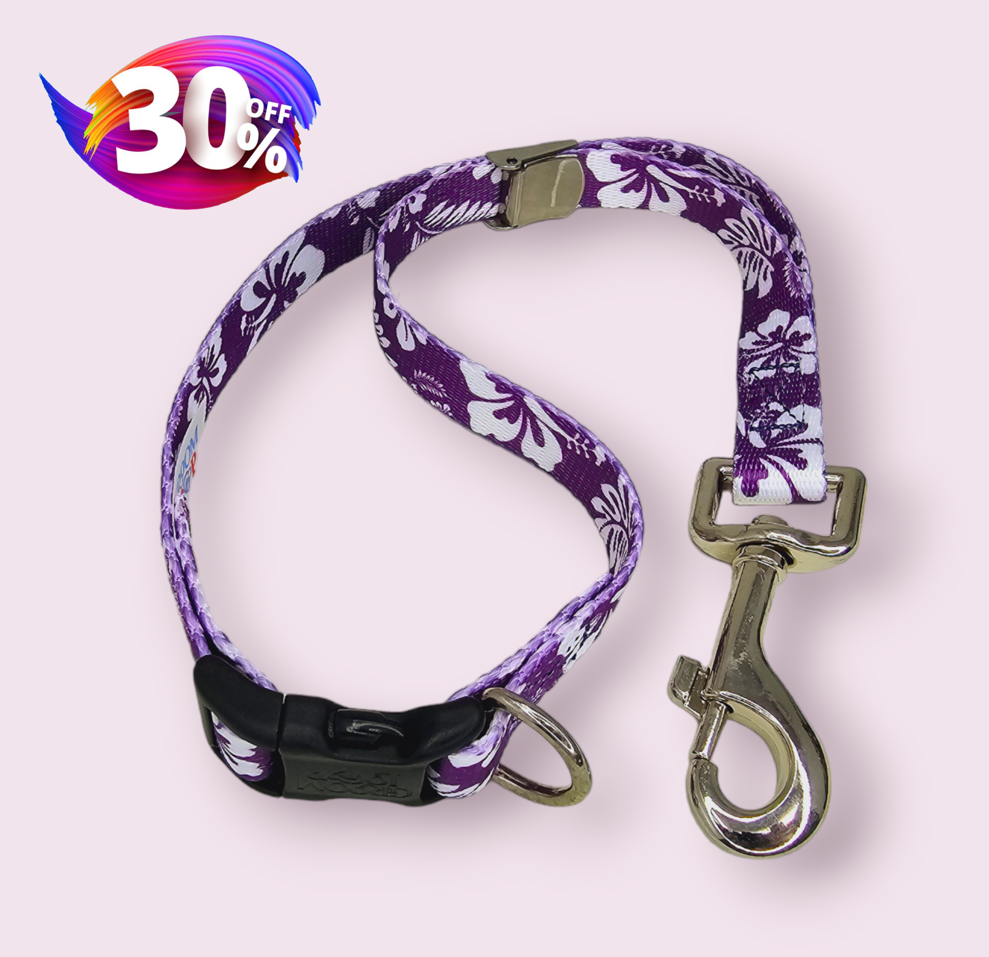 Purple Hawaiian Loop w/Buckle