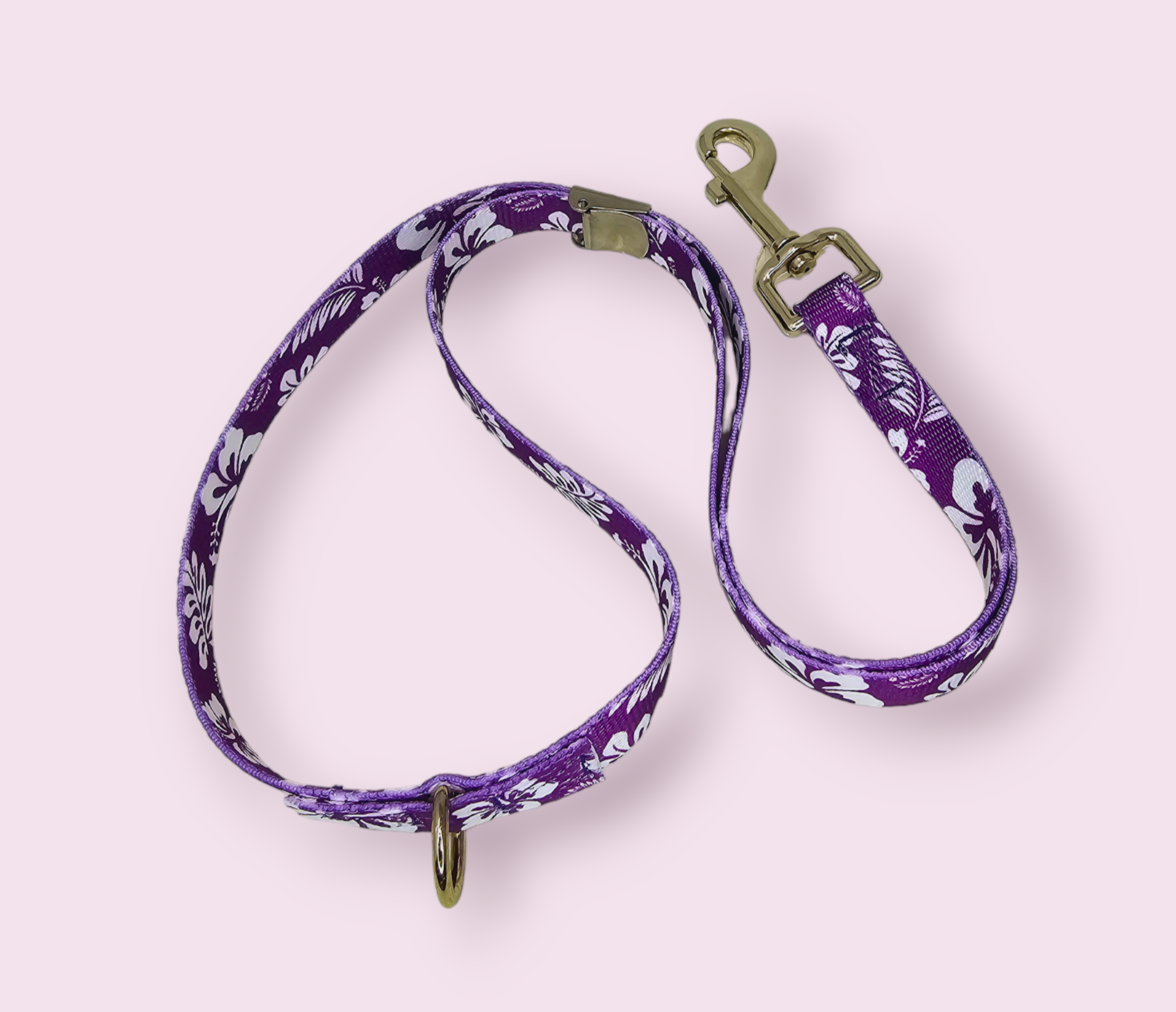 Purple Hawaiian Grooming Loops (No Buckle)