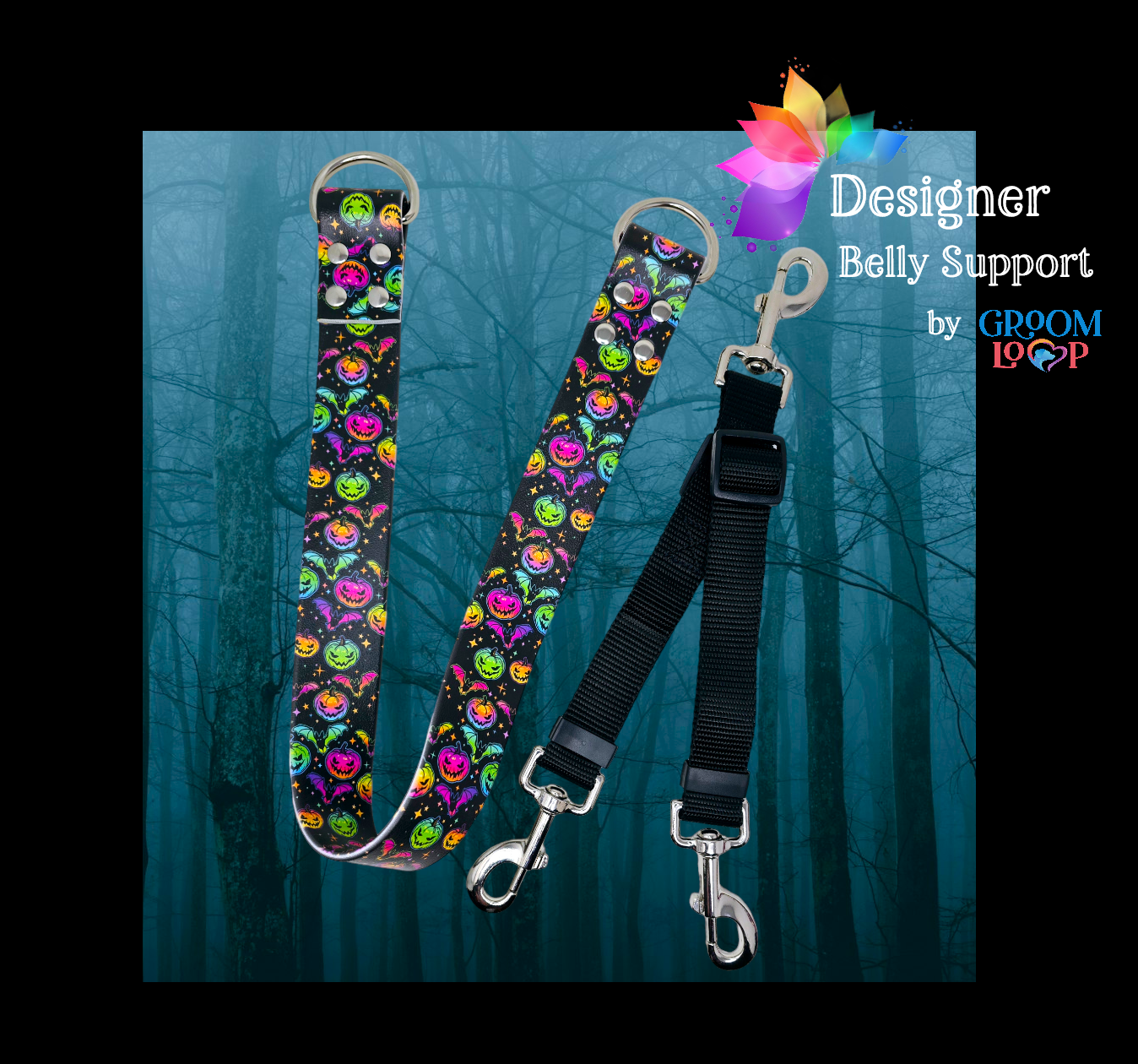 Jack & Bats BioThane® Belly Support