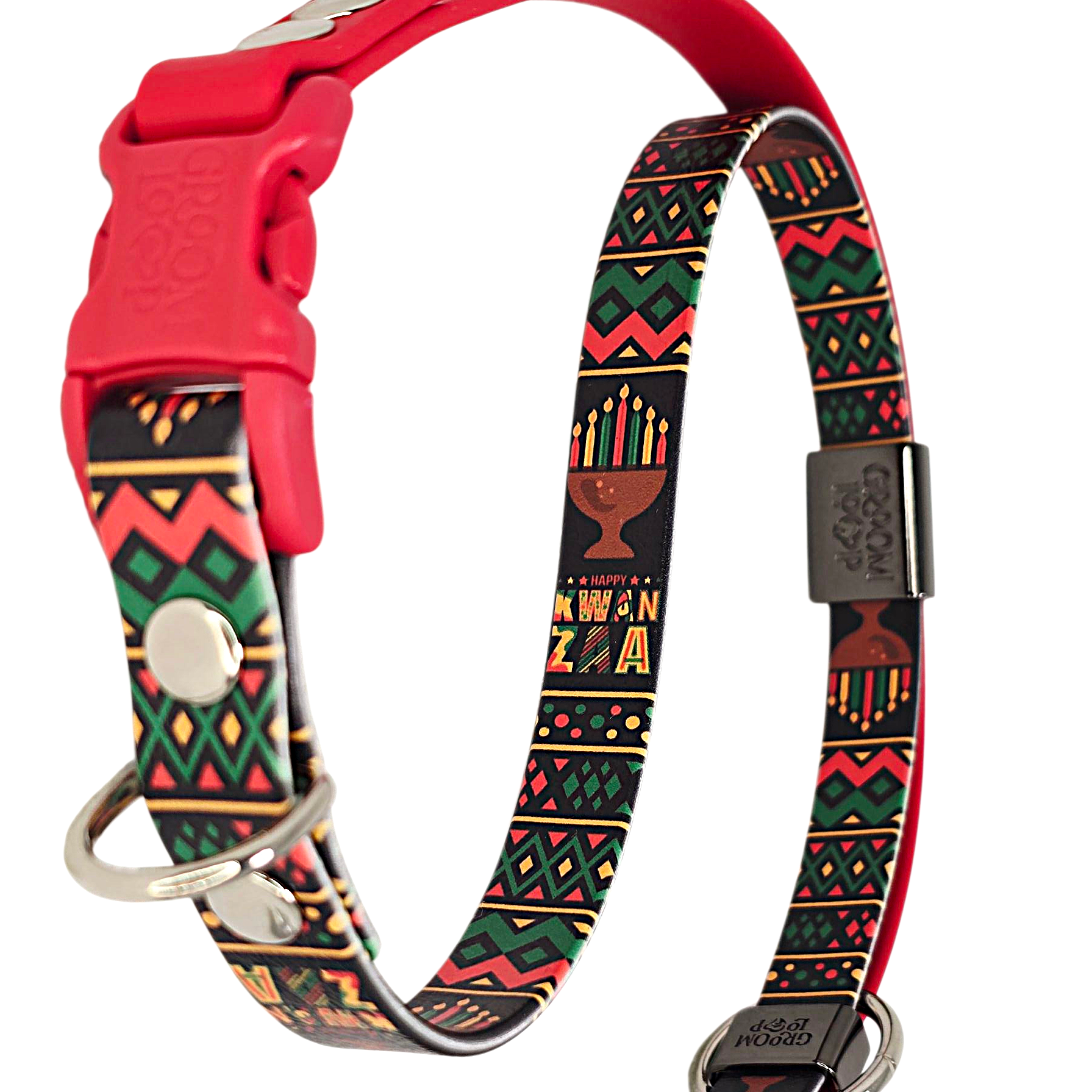 Kwanzaa BioThane® Grooming Loop