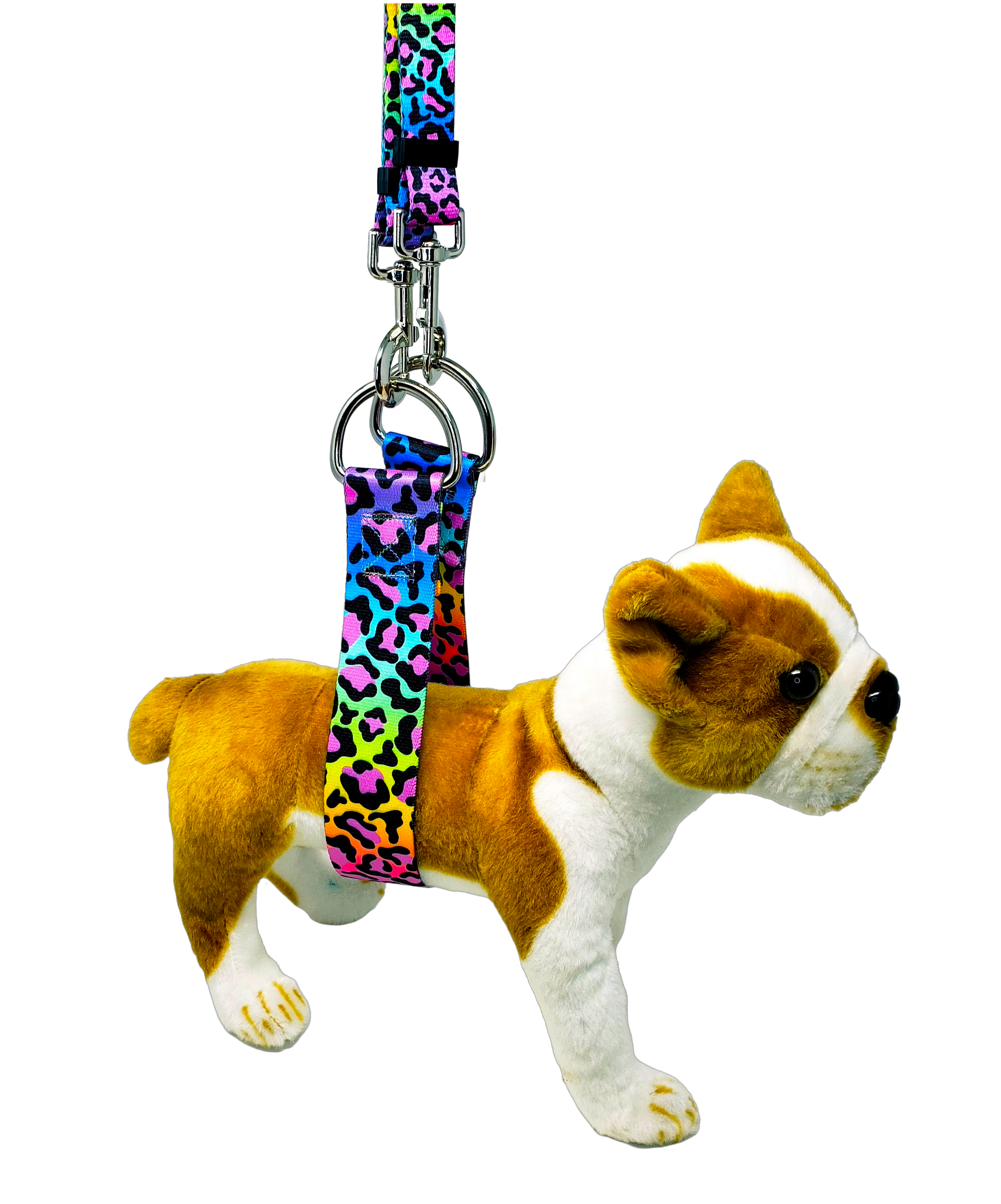 Neon Leopard Belly Support Strap