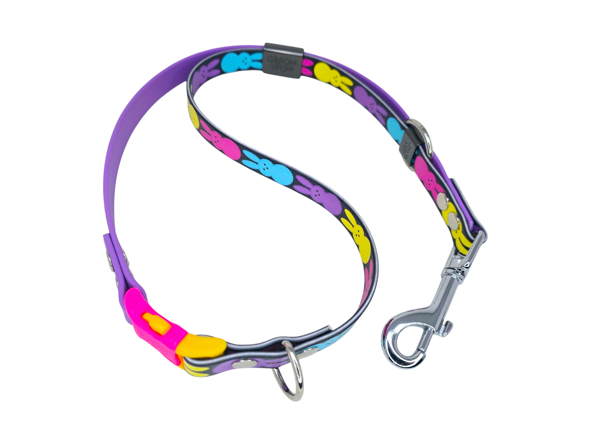 Marshmallow Bunnies BioThane® Grooming Loop