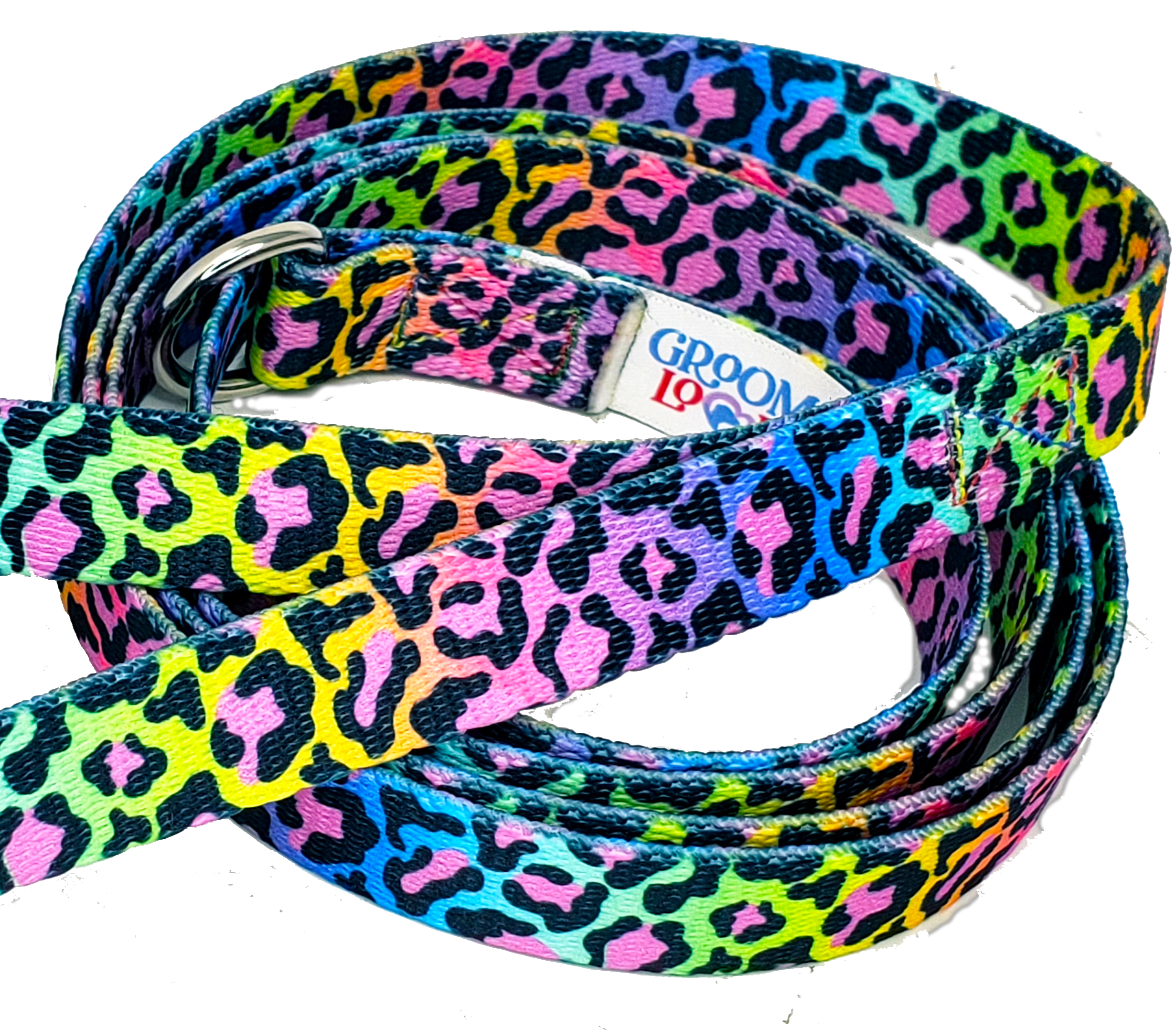 Slip-Lead Leash, Neon Leopard 5ft