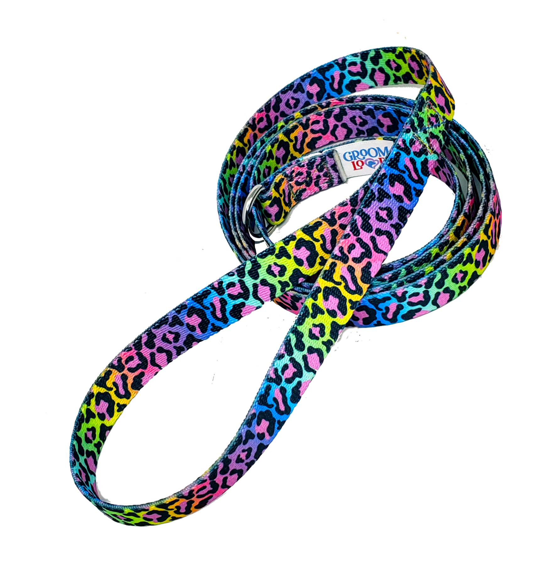 Slip-Lead Leash, Neon Leopard 5ft