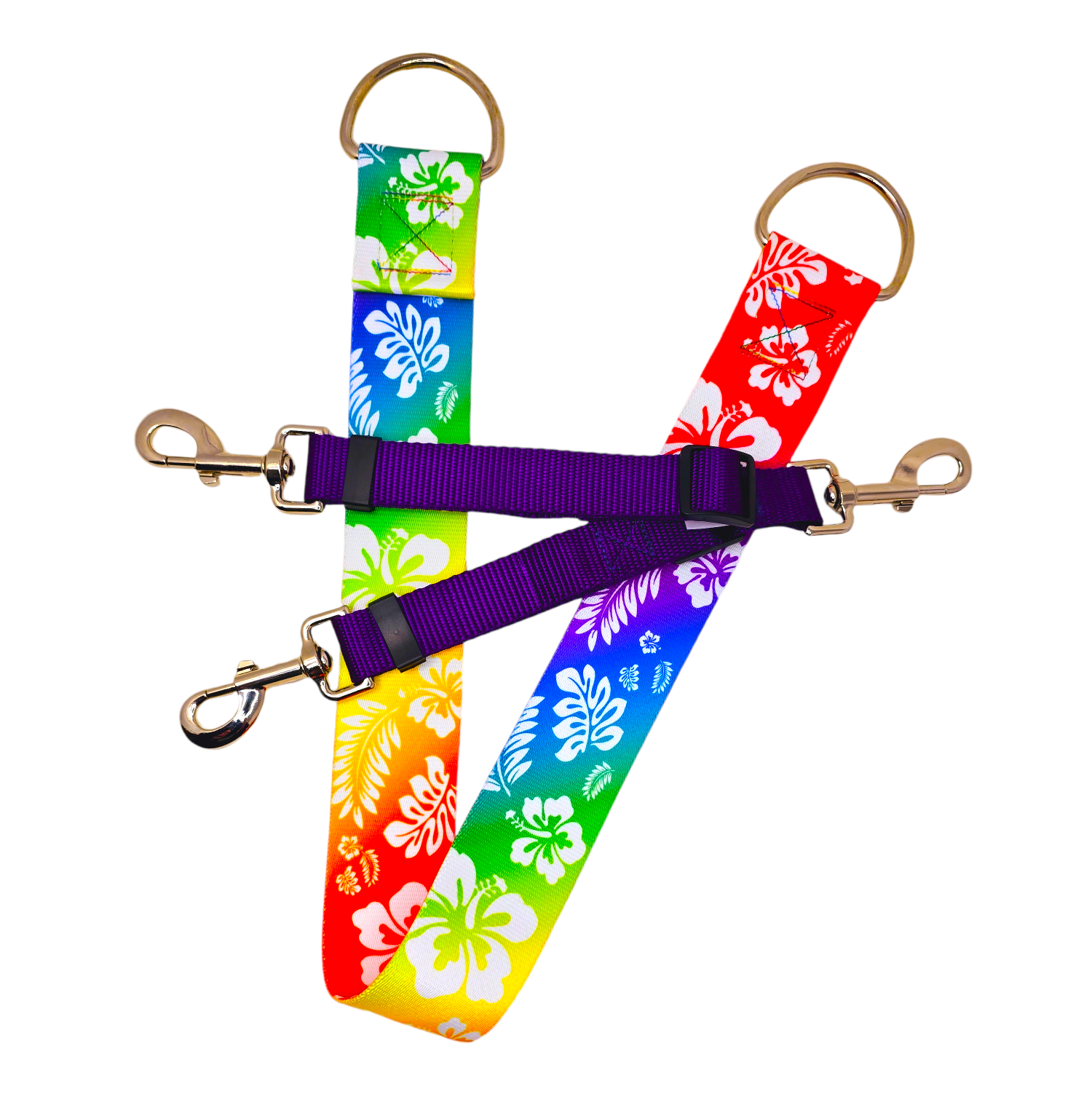Rainbow Hawaiian Belly Support Strap