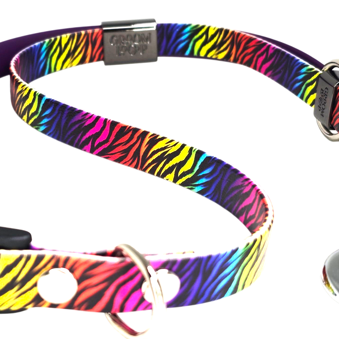 Neon Tiger BioThane® Grooming Loop