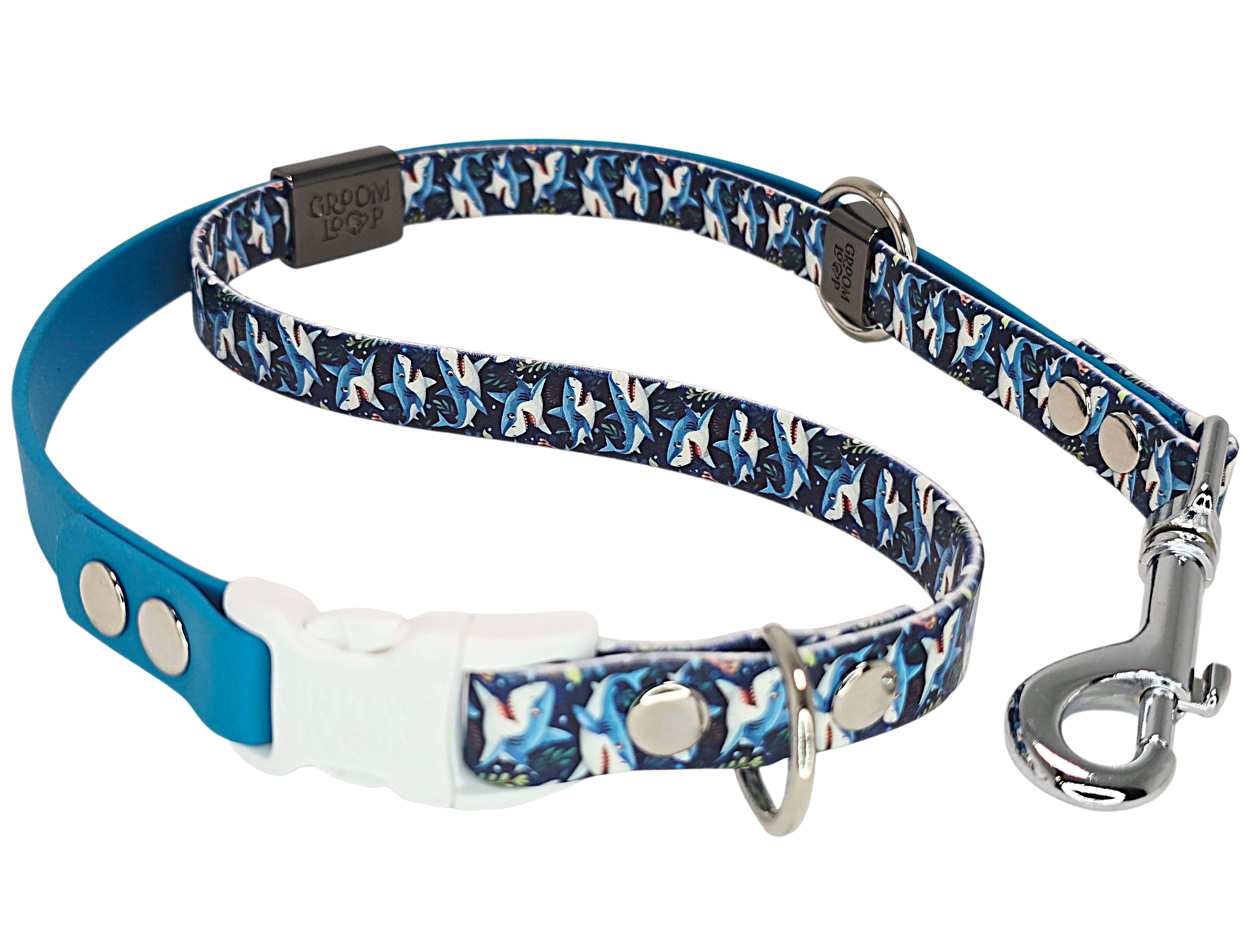 New Sharks BioThane® Grooming Loop