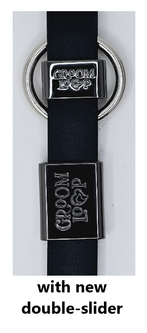5/8" BioThane® Loop w/Buckle, new double slider 28" (20+ Colors)