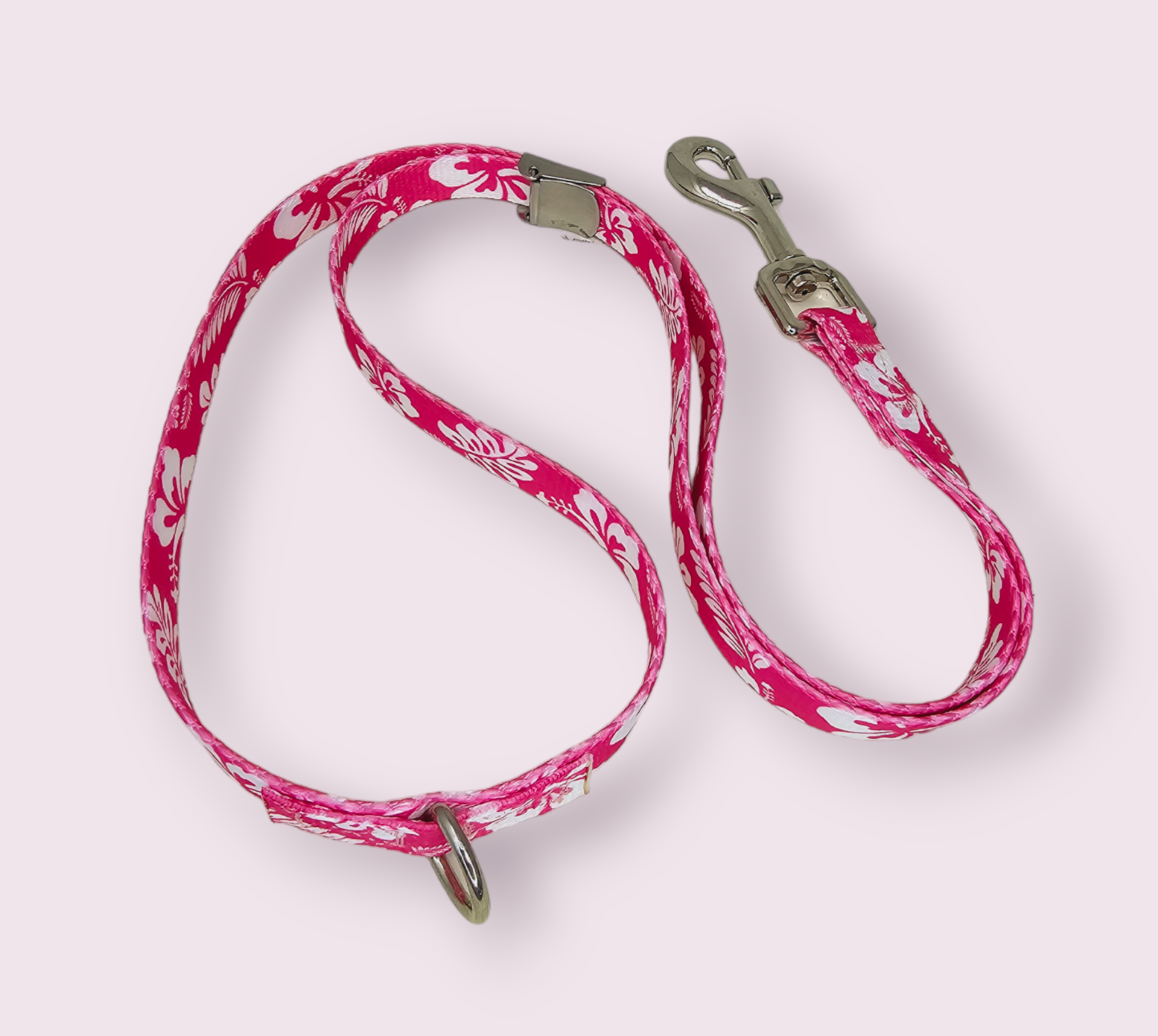 Pink Hawaiian Grooming Loops (No Buckle)