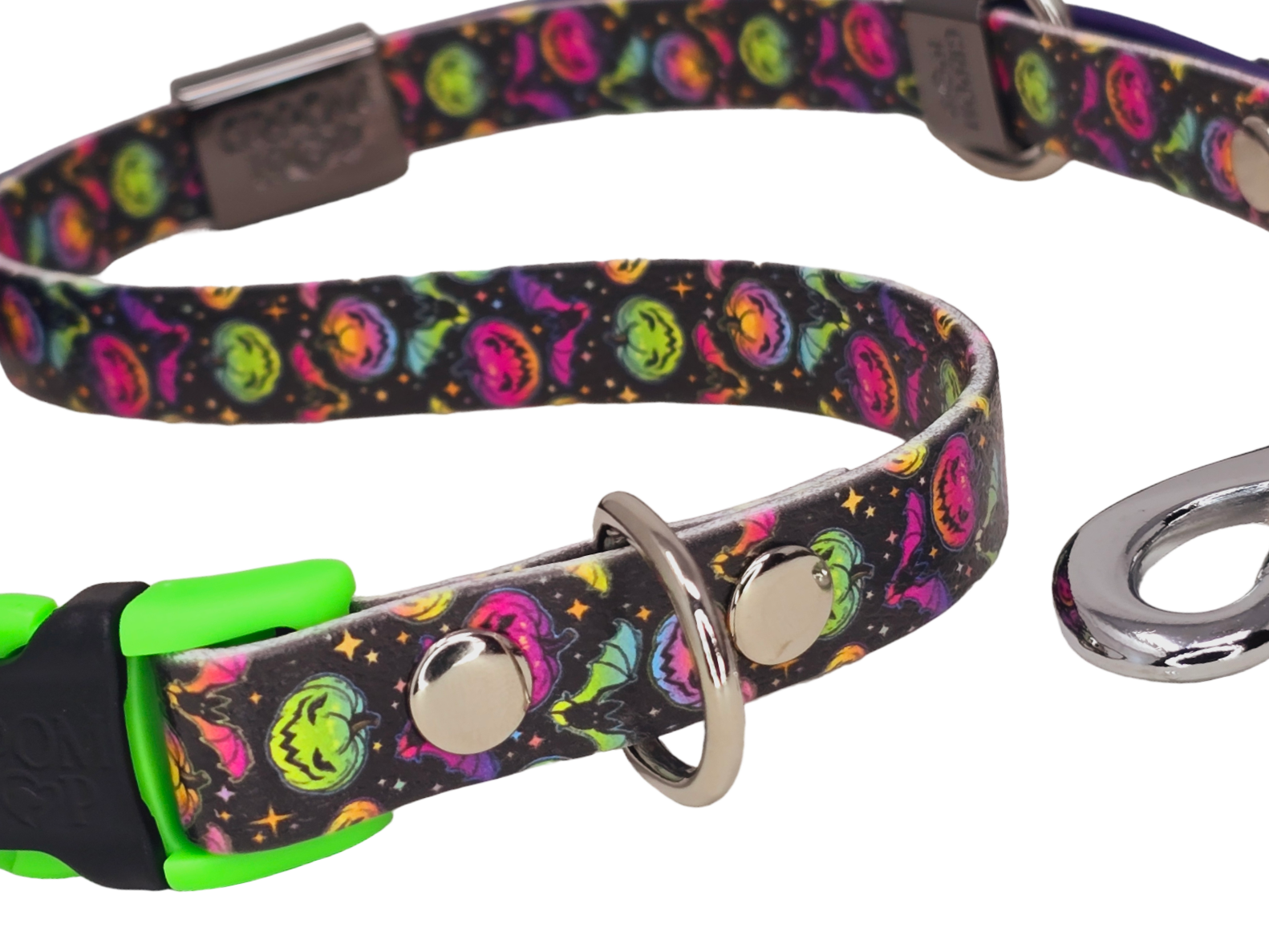 Jack & Bats Spooky Halloween  BioThane® Grooming Loop