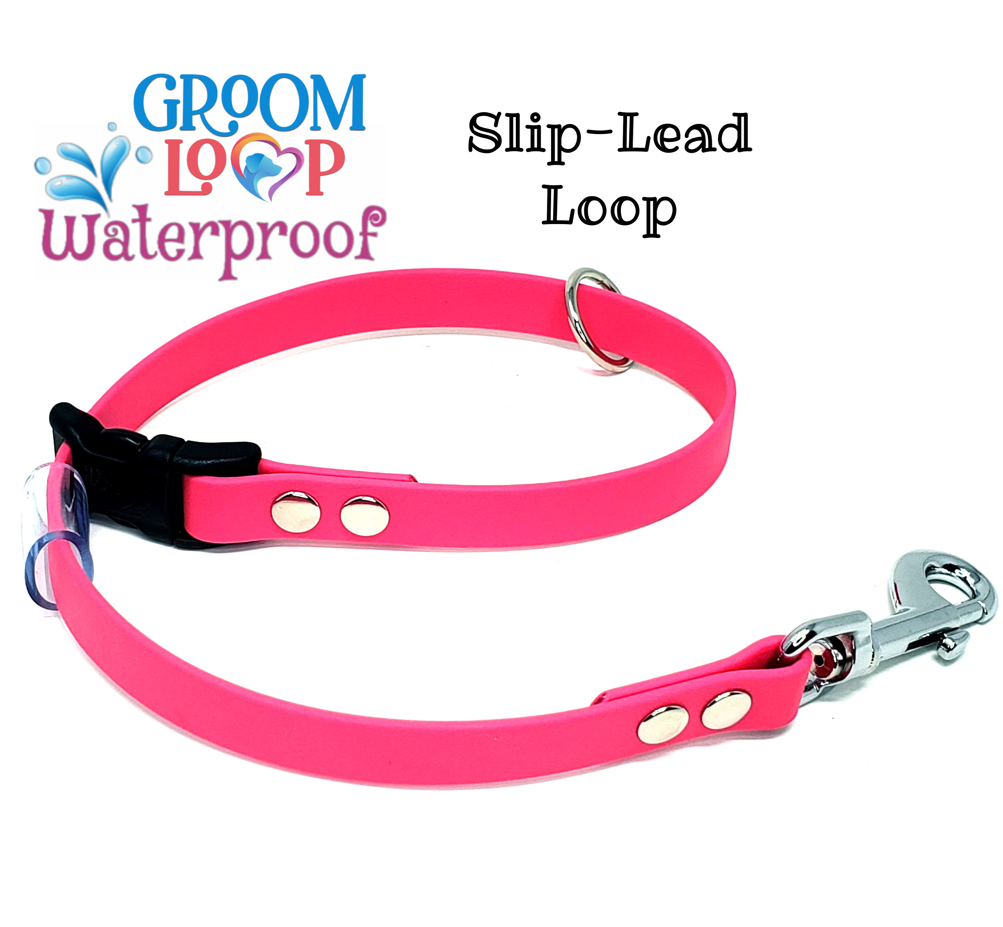 5/8" Slip-Lead BioThane® Grooming Loop
