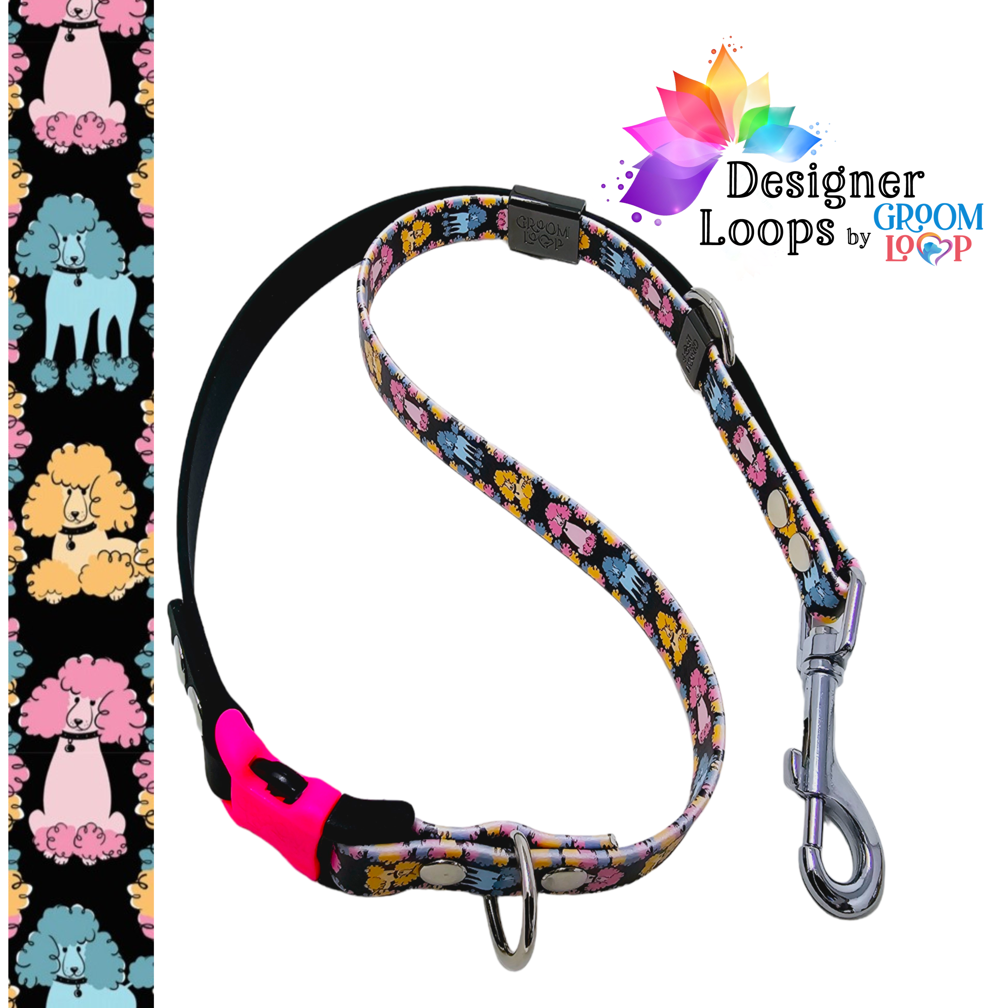 PomPom Poodles BioThane® Grooming Loop