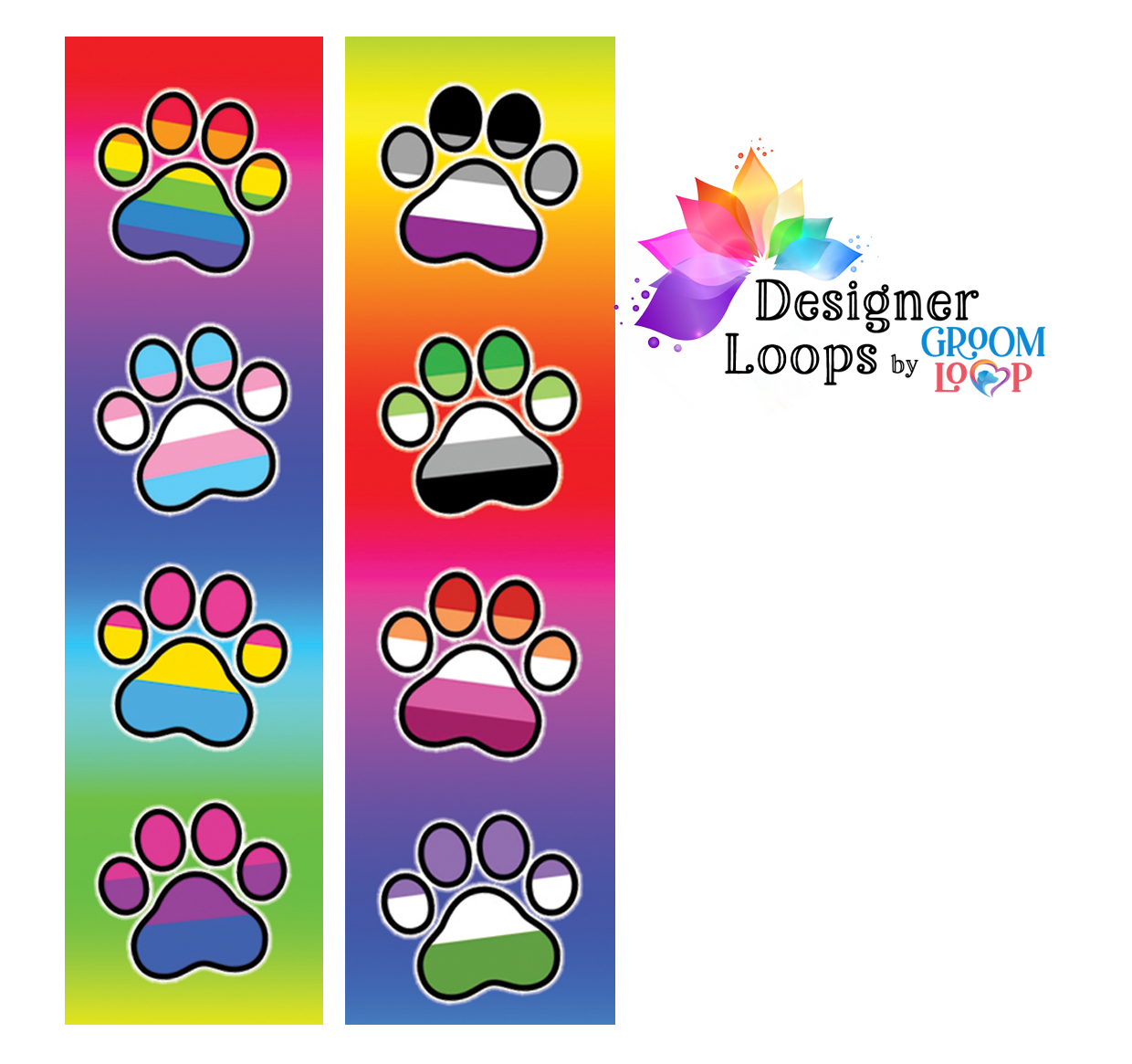 Pride Paws BioThane® 5/8" Grooming Loop