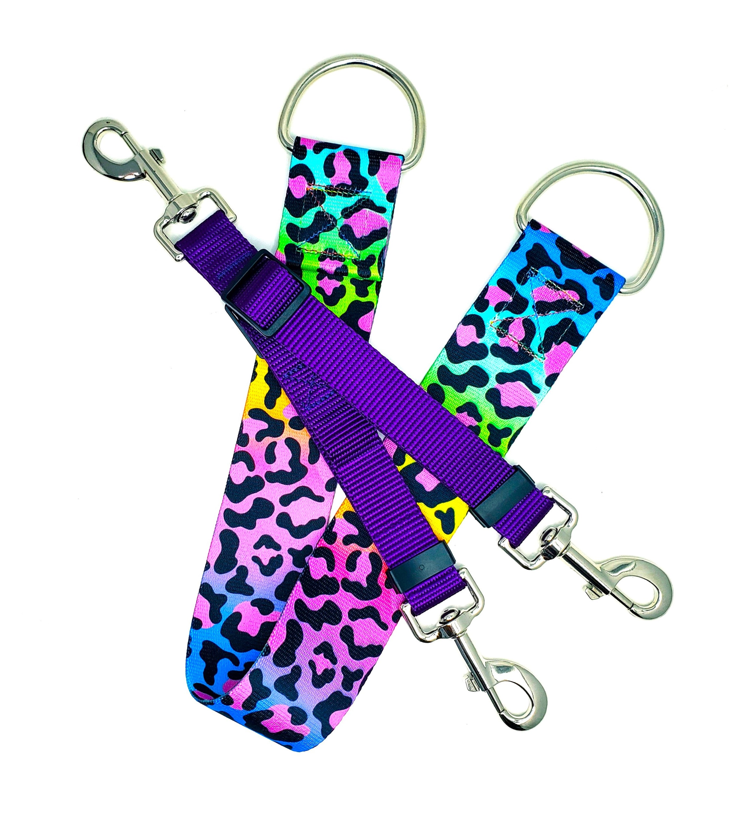 Neon Leopard Belly Support Strap