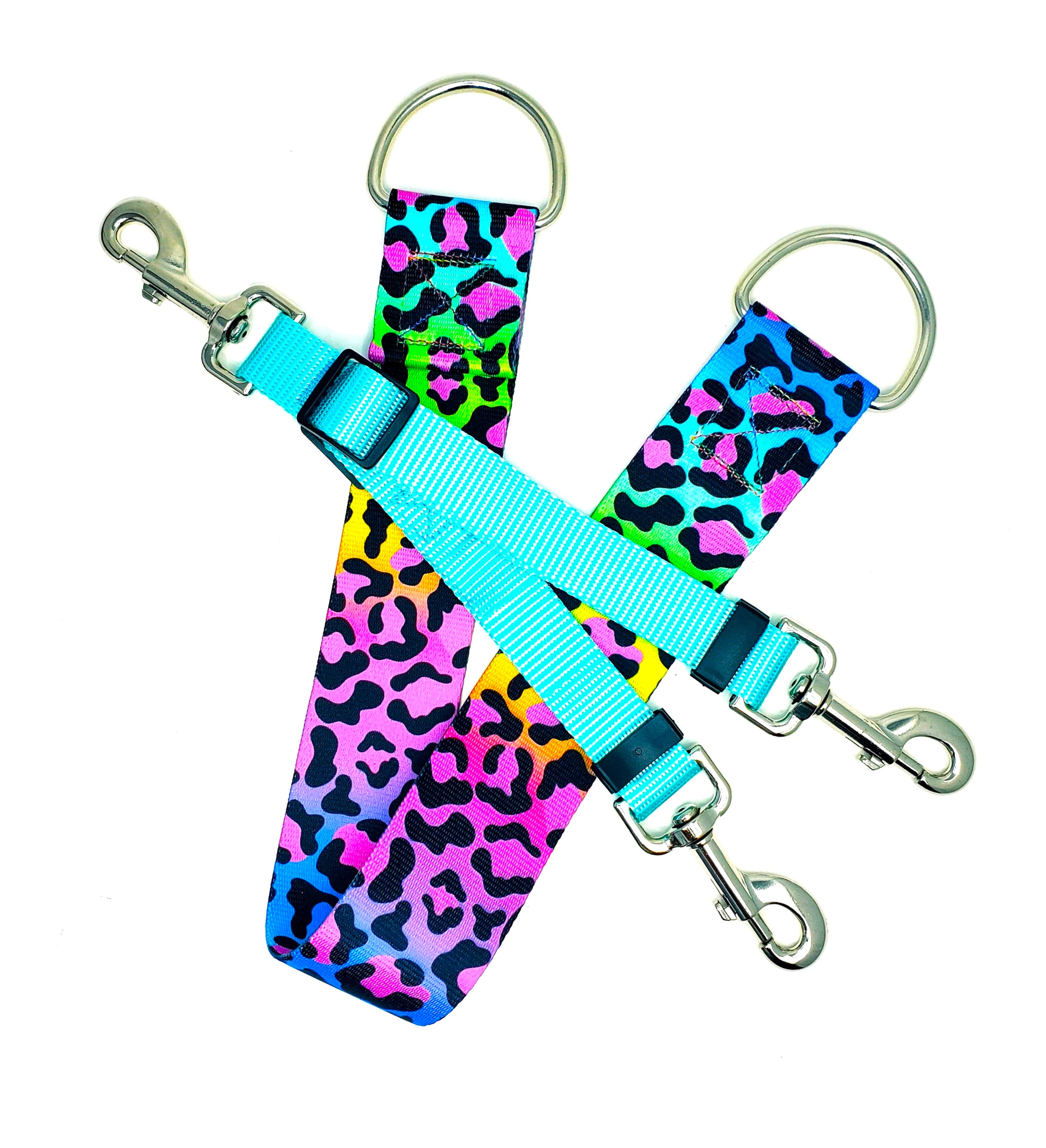 Neon Leopard Belly Support Strap