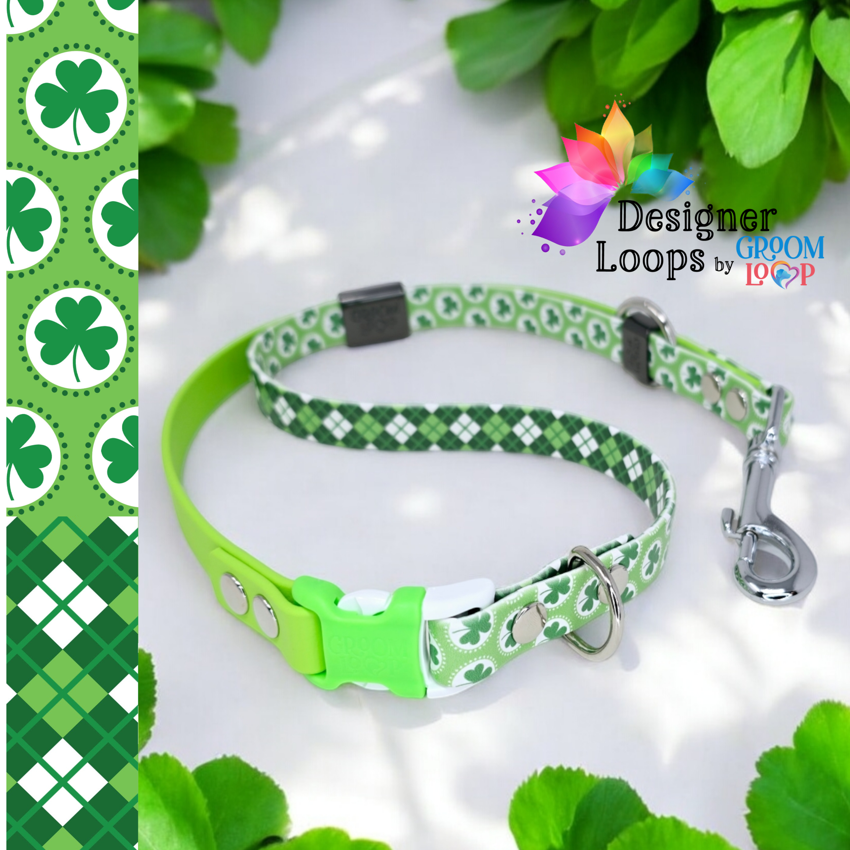 St. Patricks BioThane® Grooming Loop