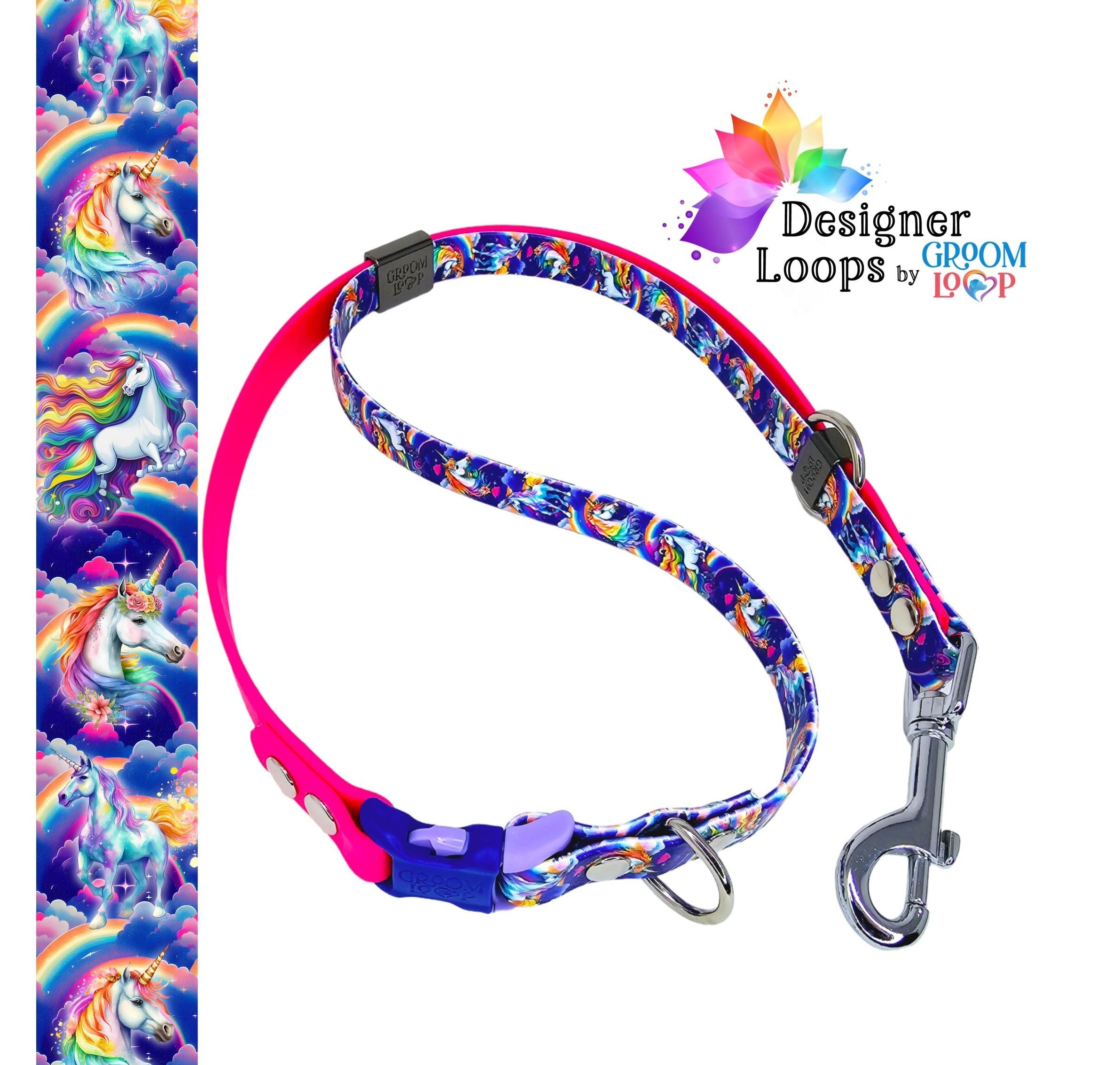 Unicorn BioThane® Grooming Loop