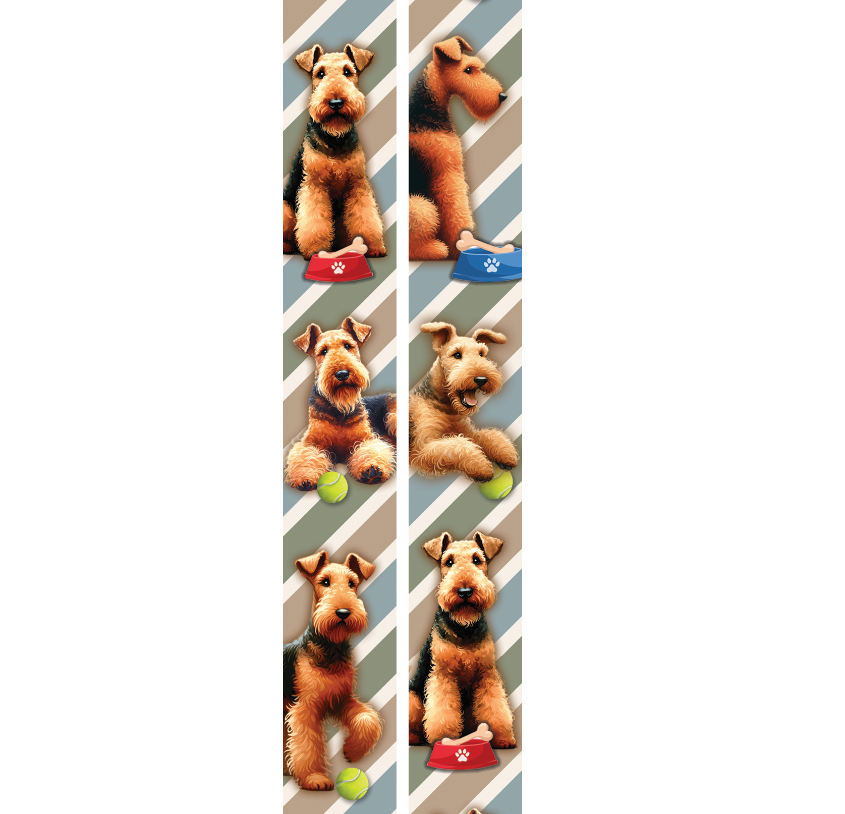 Airedale Terriers BioThane® Grooming Loop