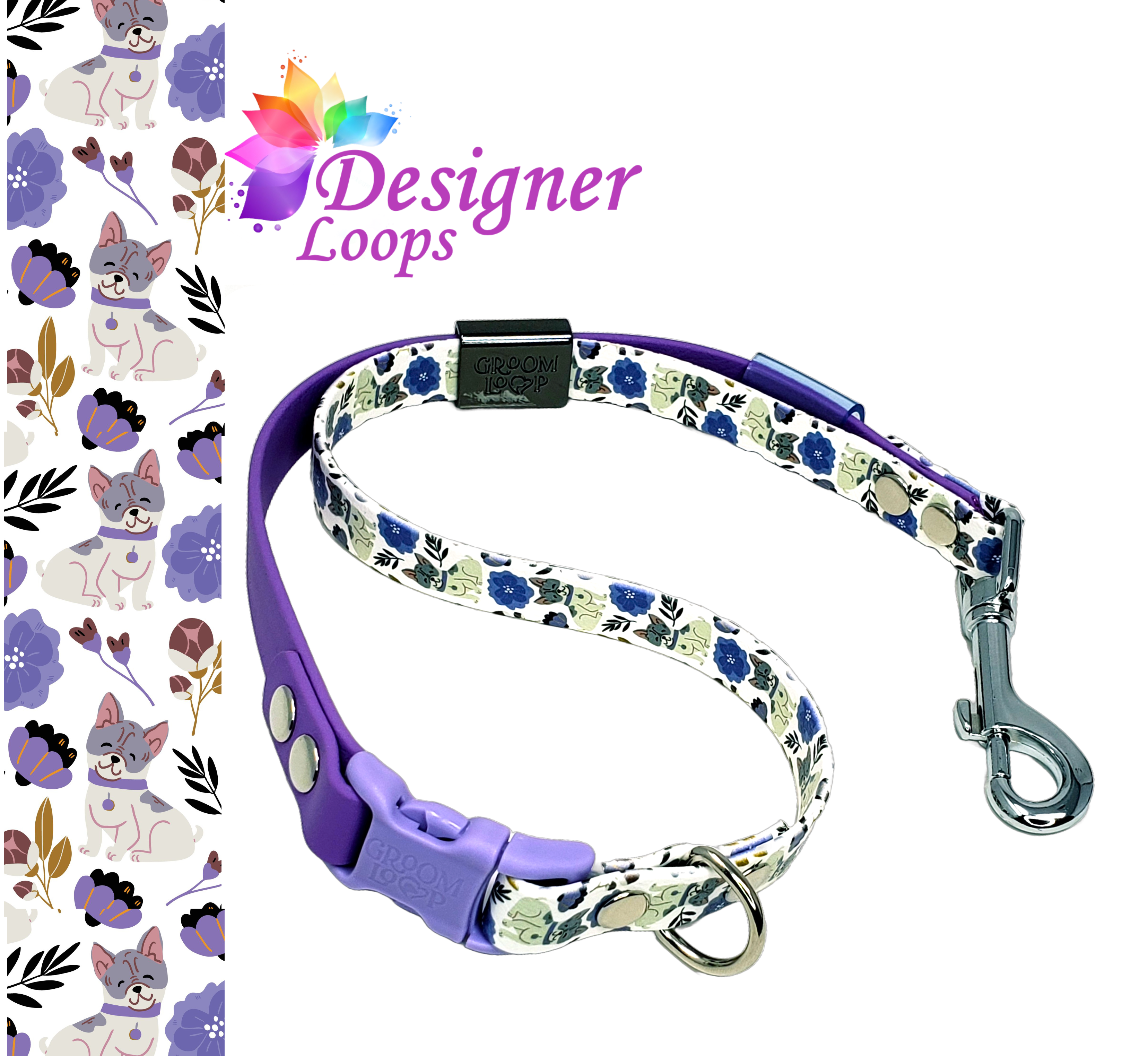 Frenchie BioThane® Grooming Loop