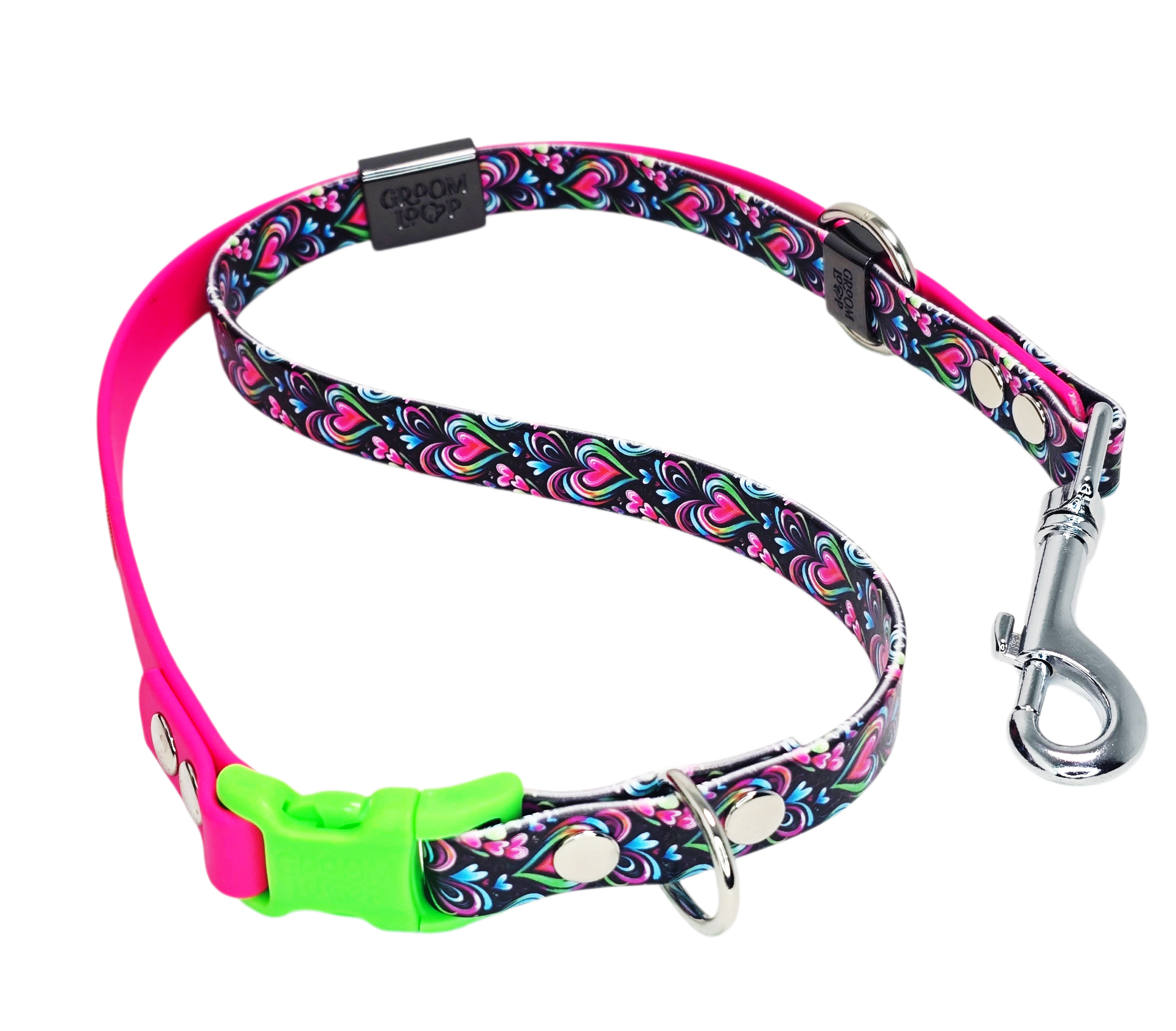 Valentine Swirls BioThane® Grooming Loop