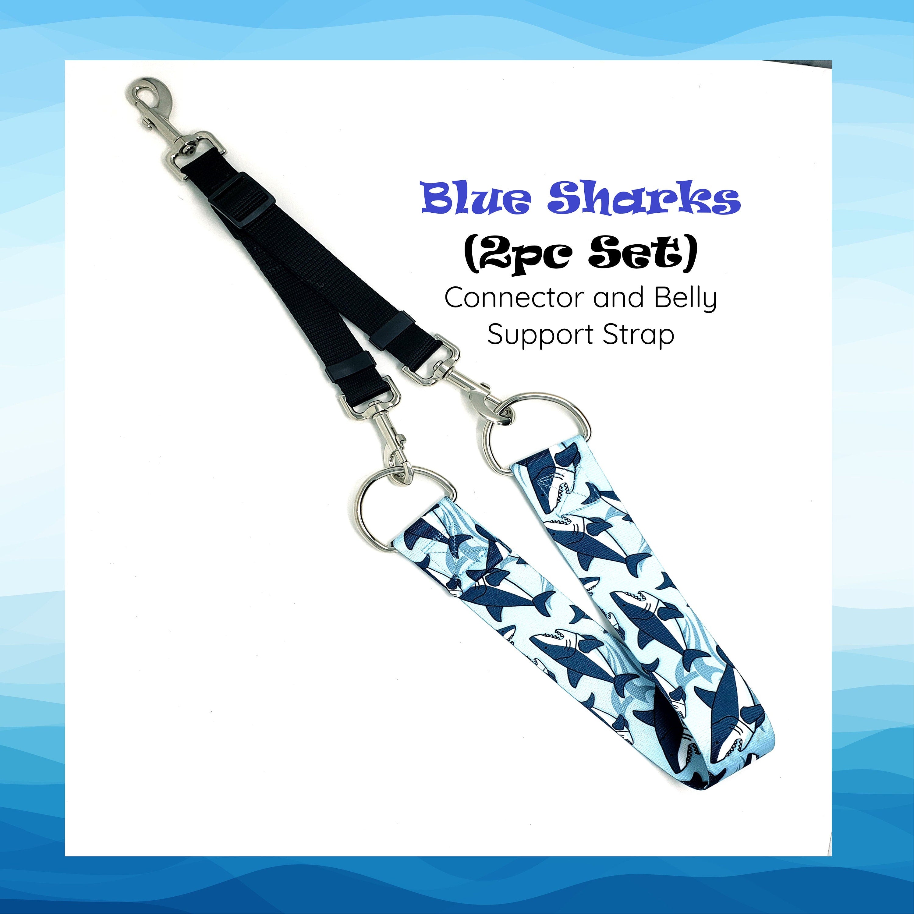 Blue Sharks Belly Support Strap