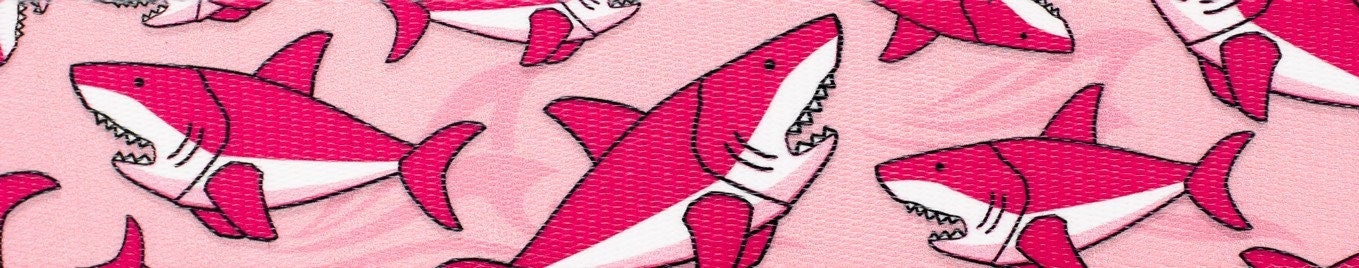 Pink Sharks Grooming Loop